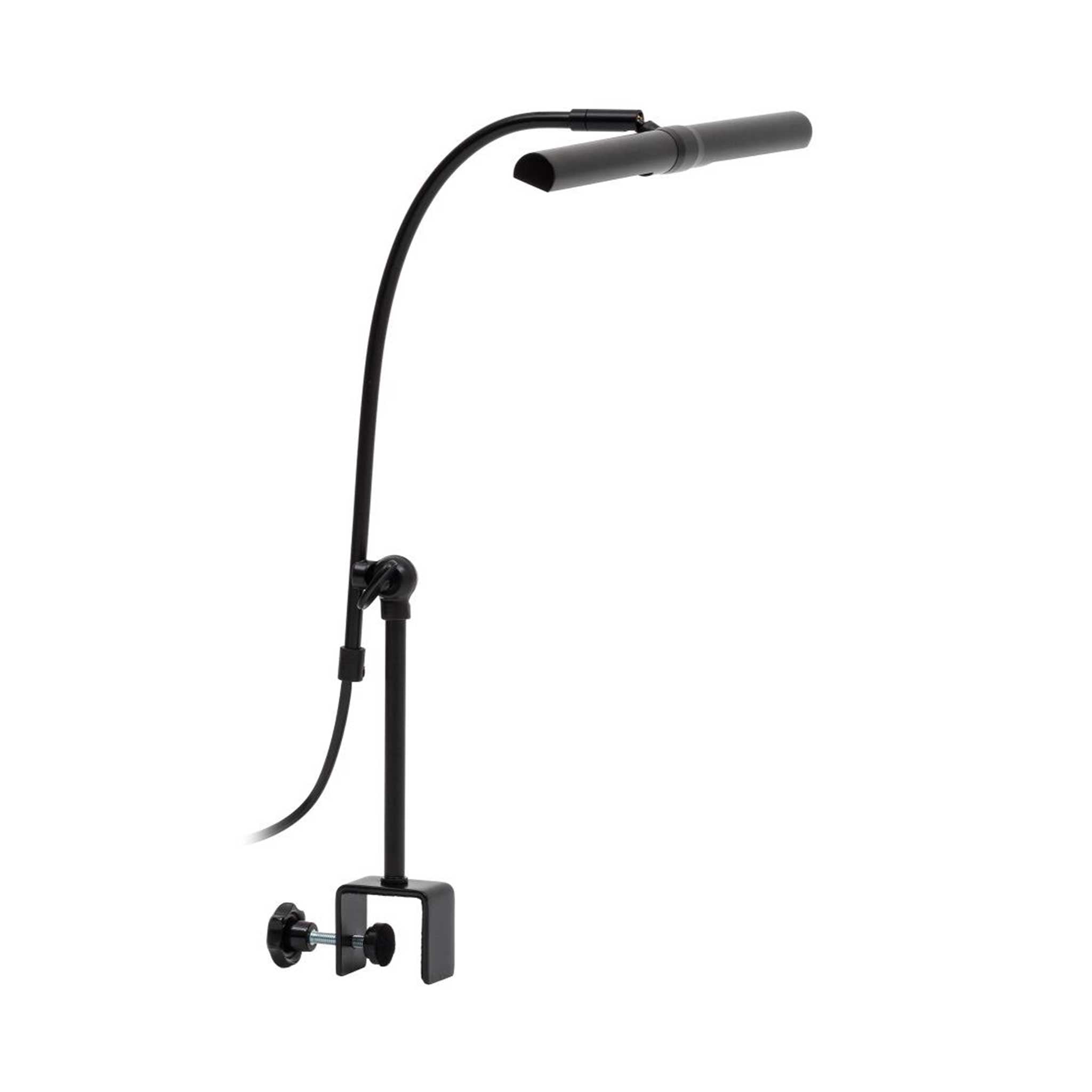 Flügel Klemmleuchte LED schwarz matt