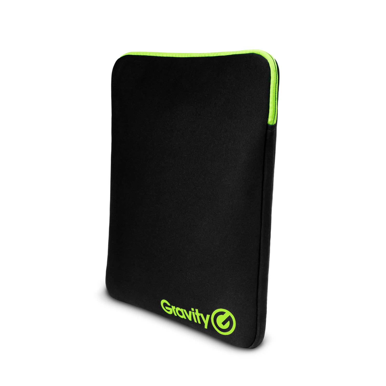 Gravity Laptoptständer Tasche schwarz mit grünem Rand