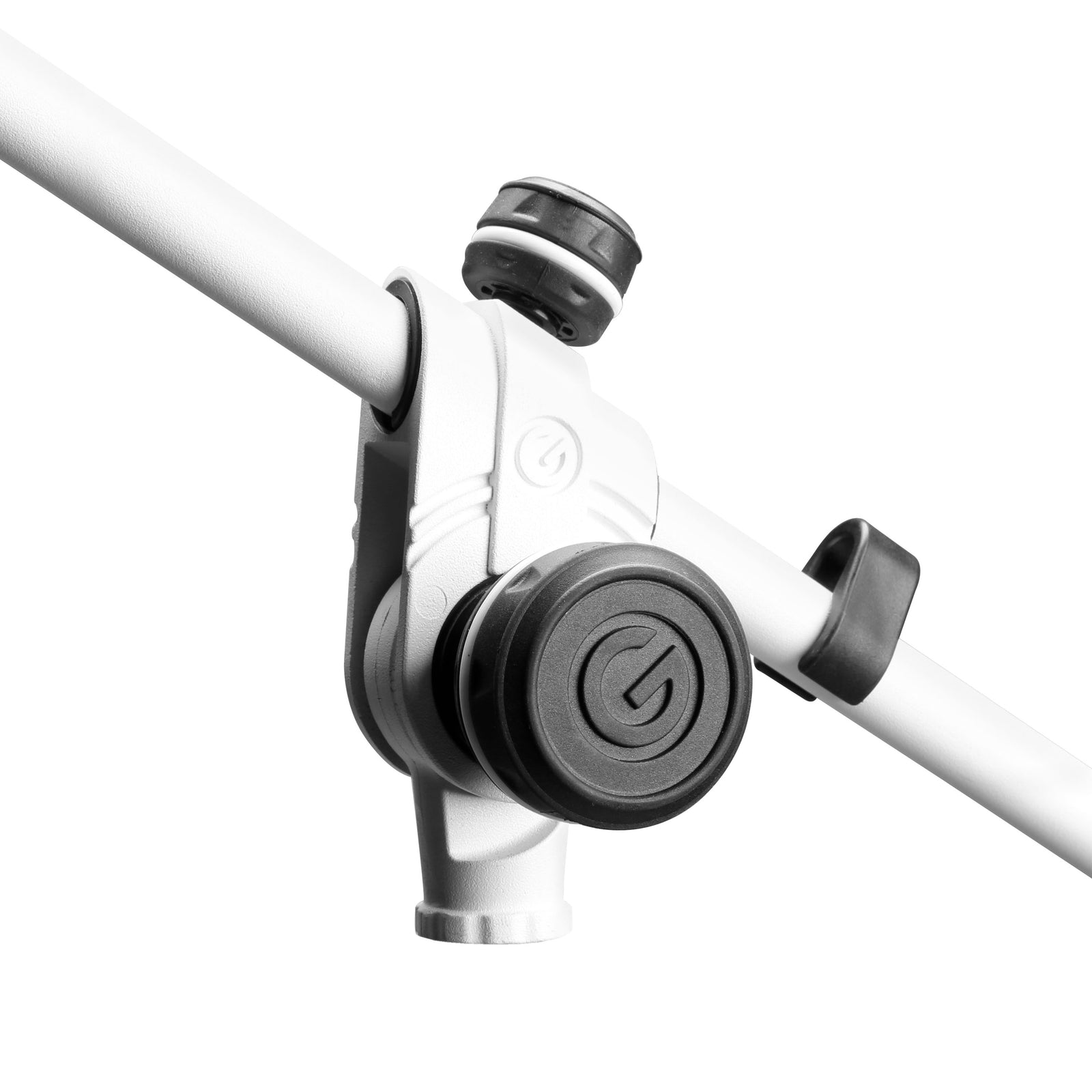 Gravity Mikrofon Ausziehgalgen weiß rechts Winkel verstellung detail