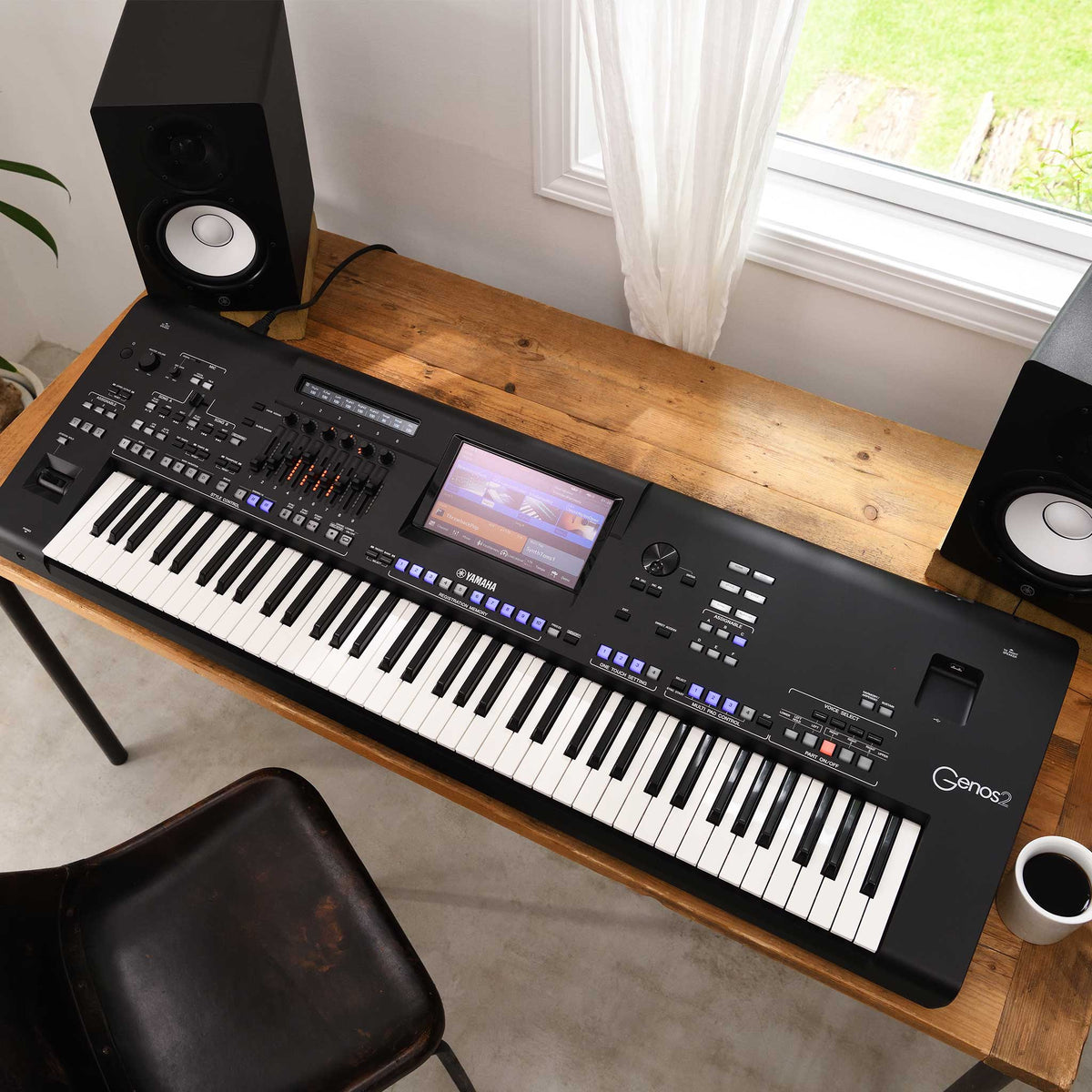 Yamaha Genos2 Keyboard lifestyle Yamaha monitor speaker