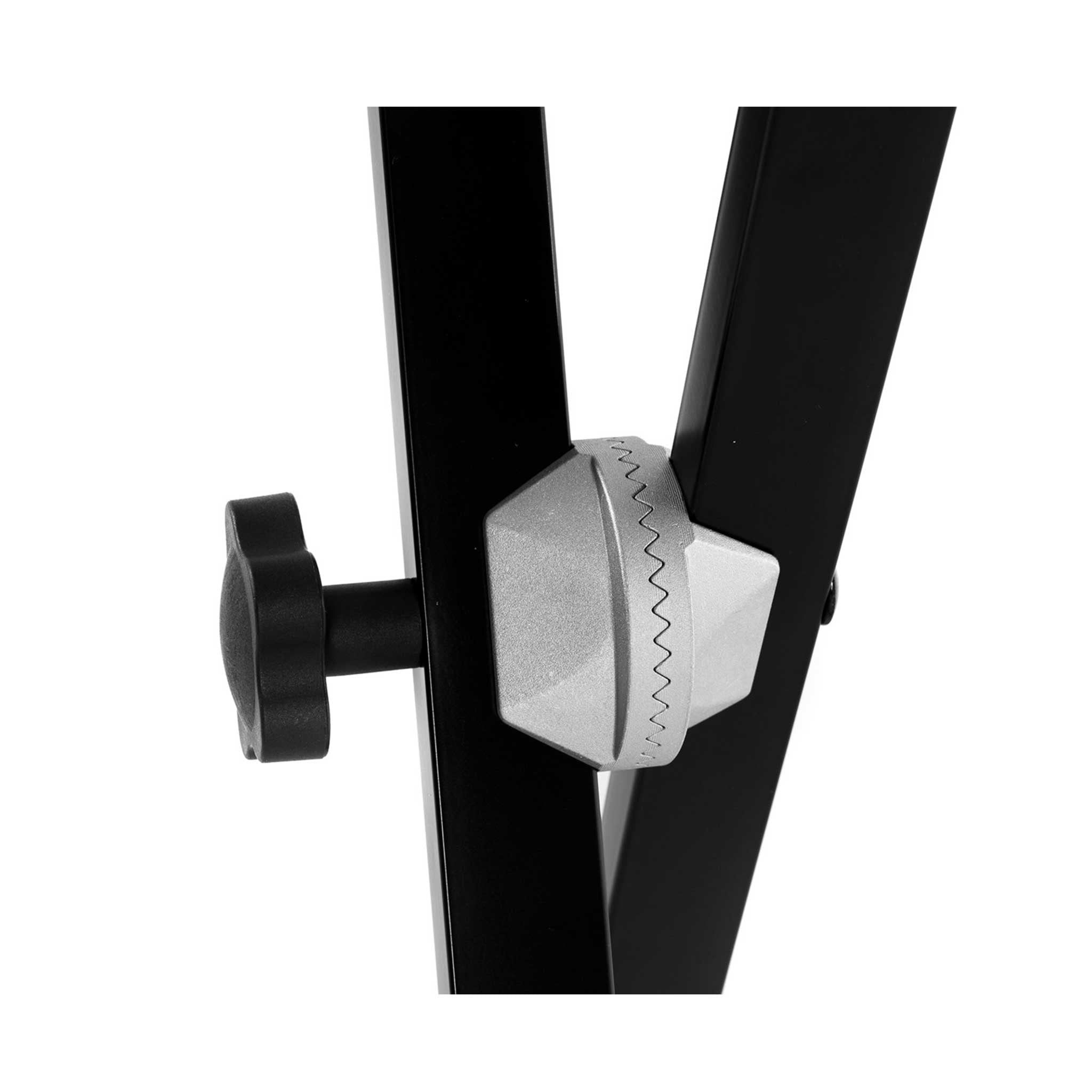 Keyboardstativ Gewa Schwarz Verzahnung Detail