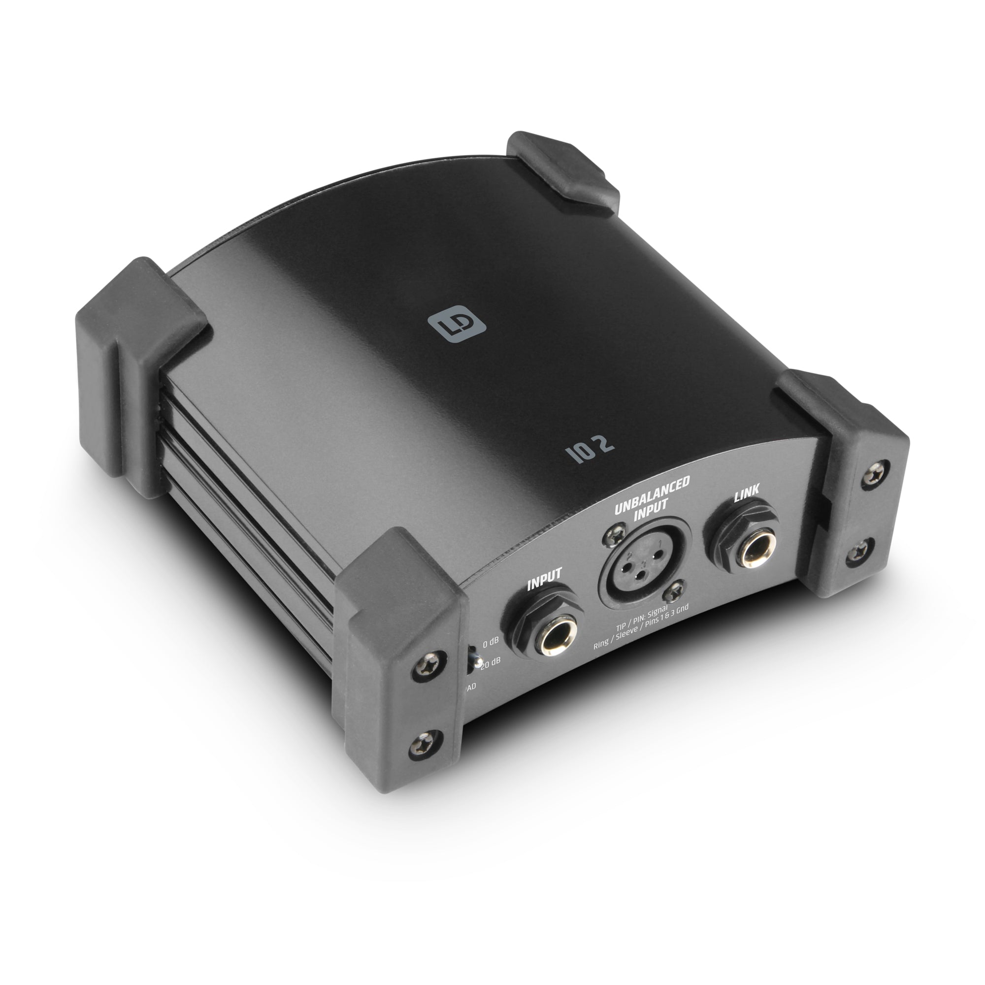 LD DI Box schräg mit Anschlüssen