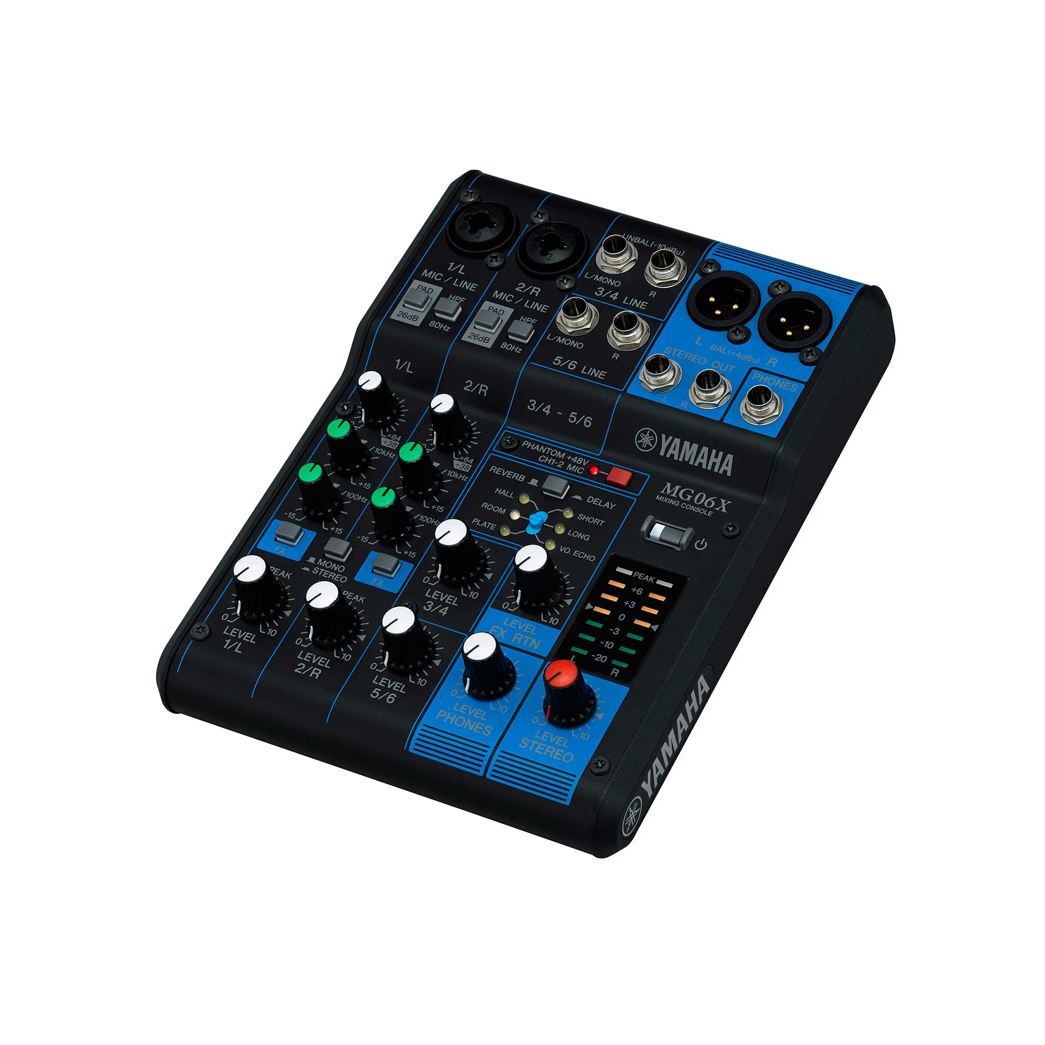 Yamaha MG06x Analogmischpult gedreht