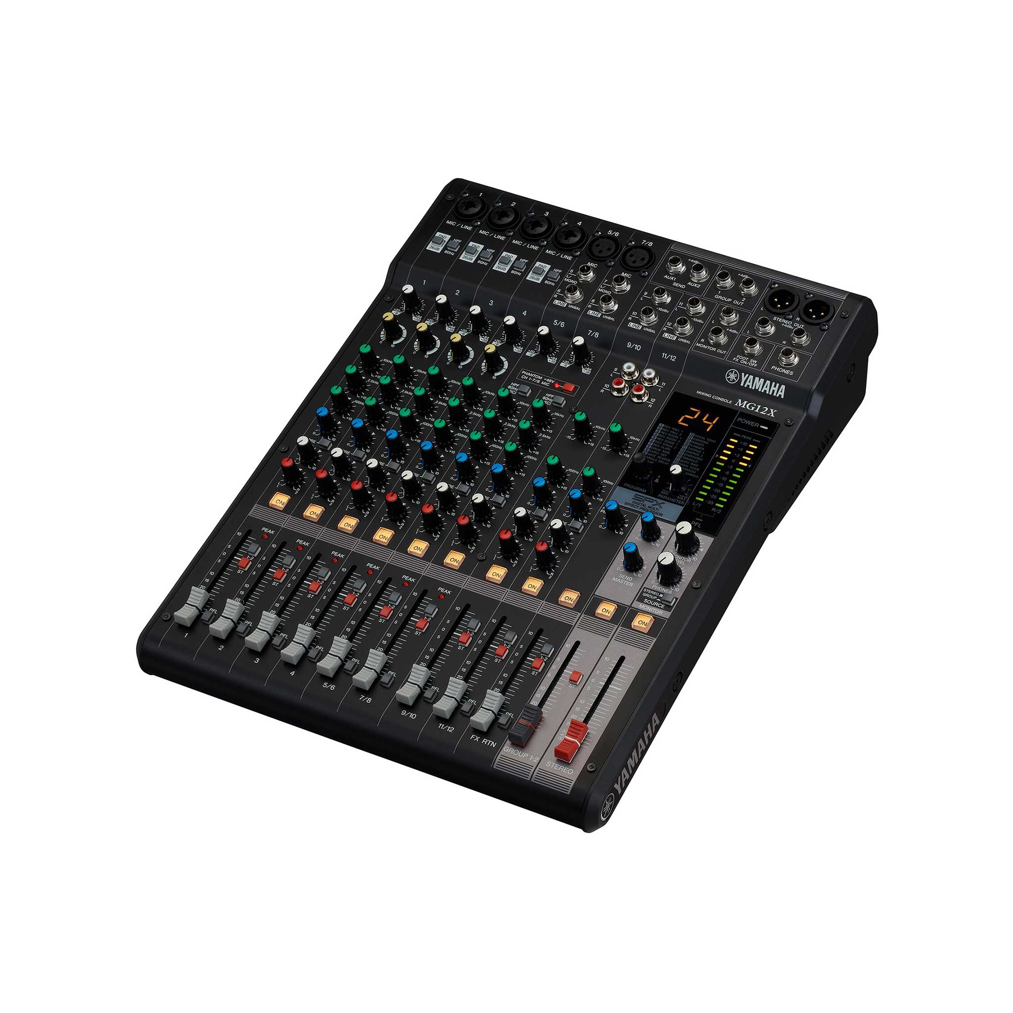 Yamaha MG12X Analog Mischpult Front angle