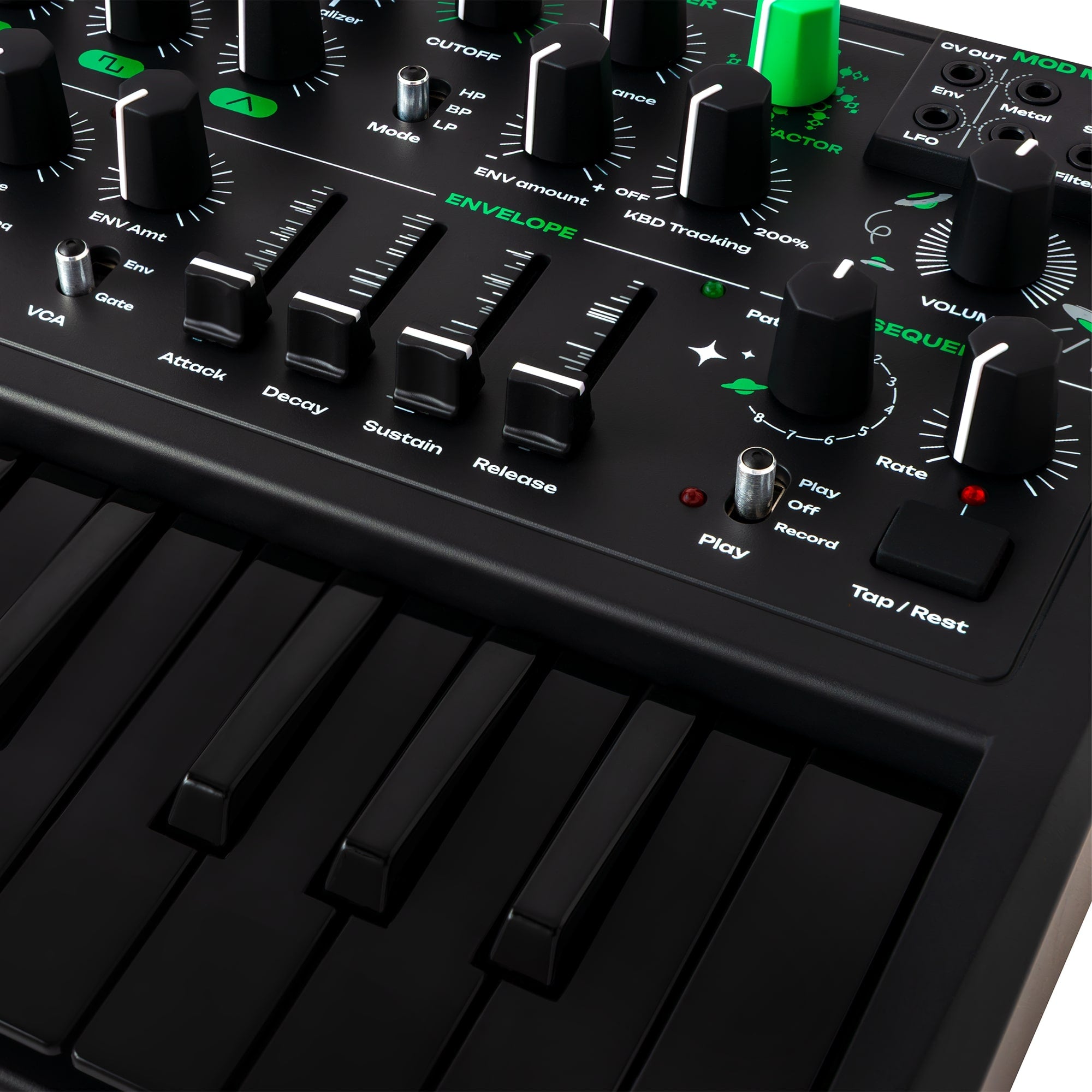 Arturia Micro Brute UFO Black detail