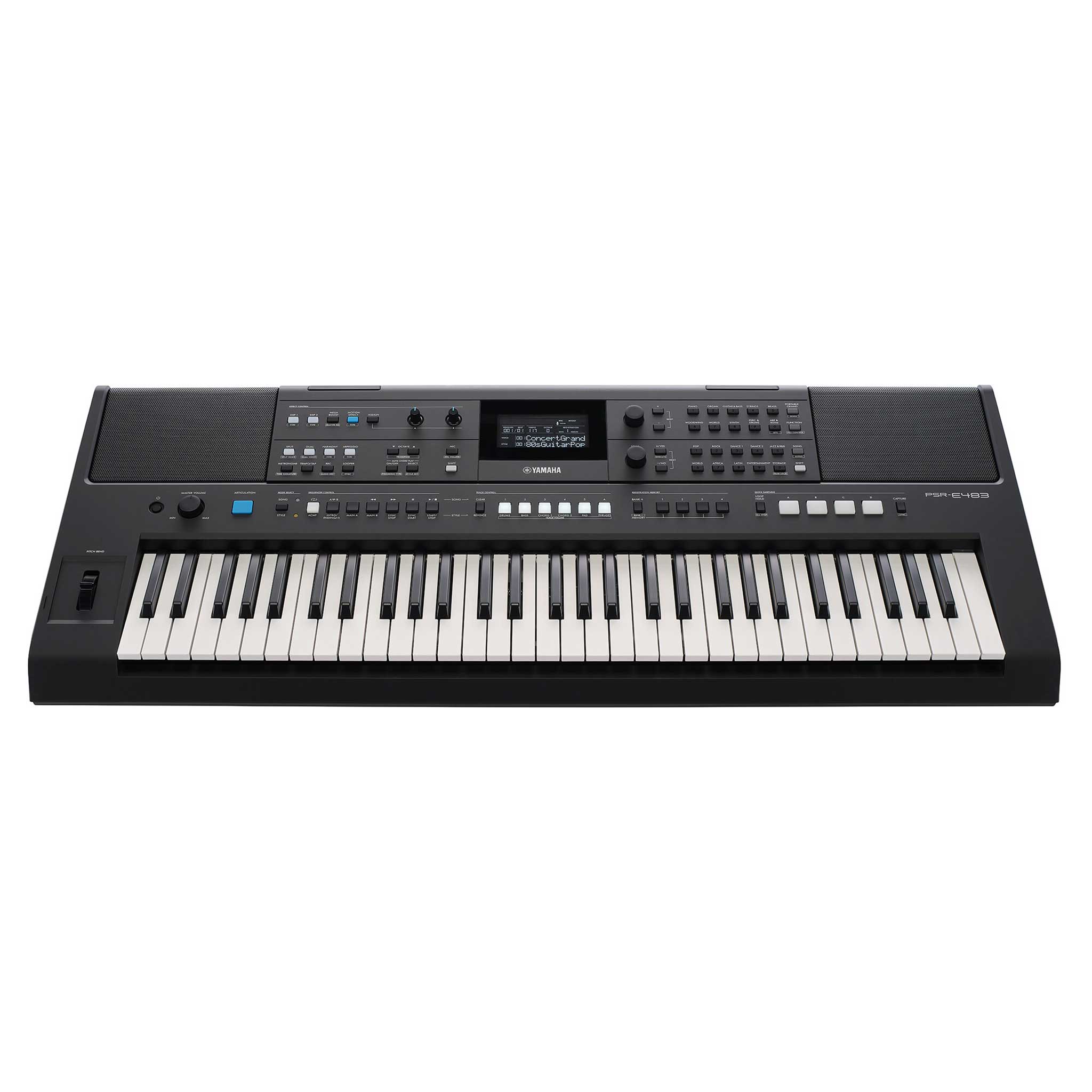Yamaha Keyboard PSR-E483 front