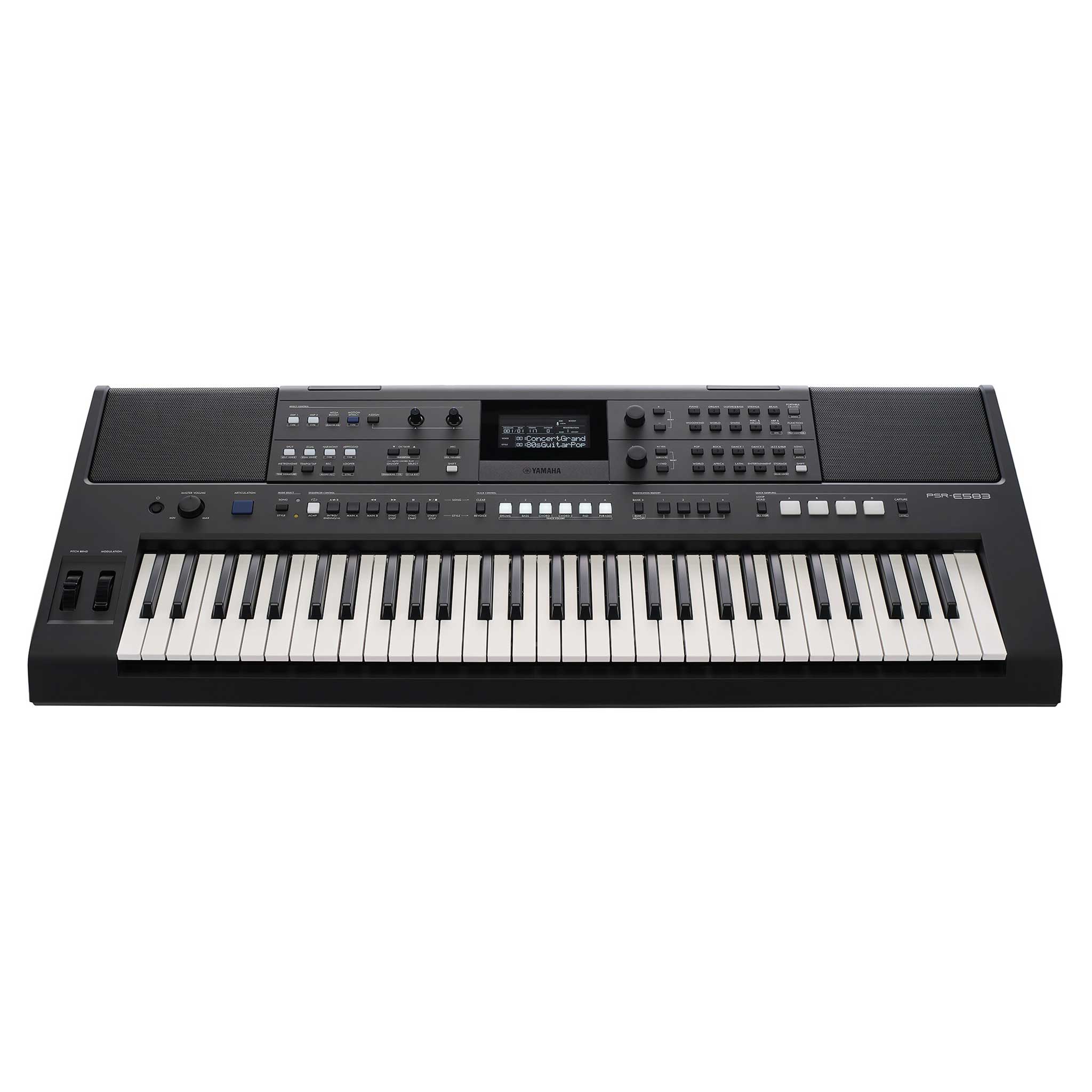 Yamaha PSR-E583 keyboard front