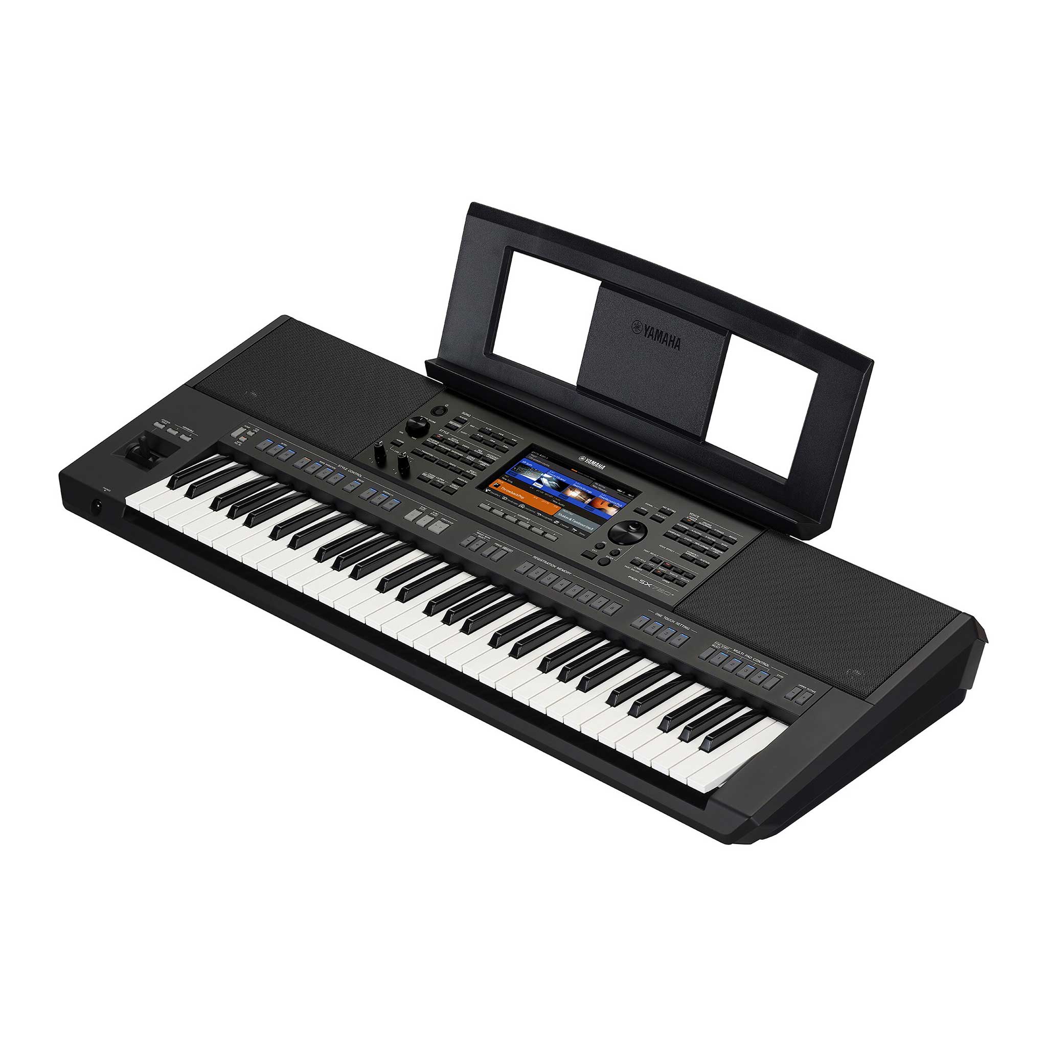 Yamaha Keyboard PSR-SX720+ right angle notestand