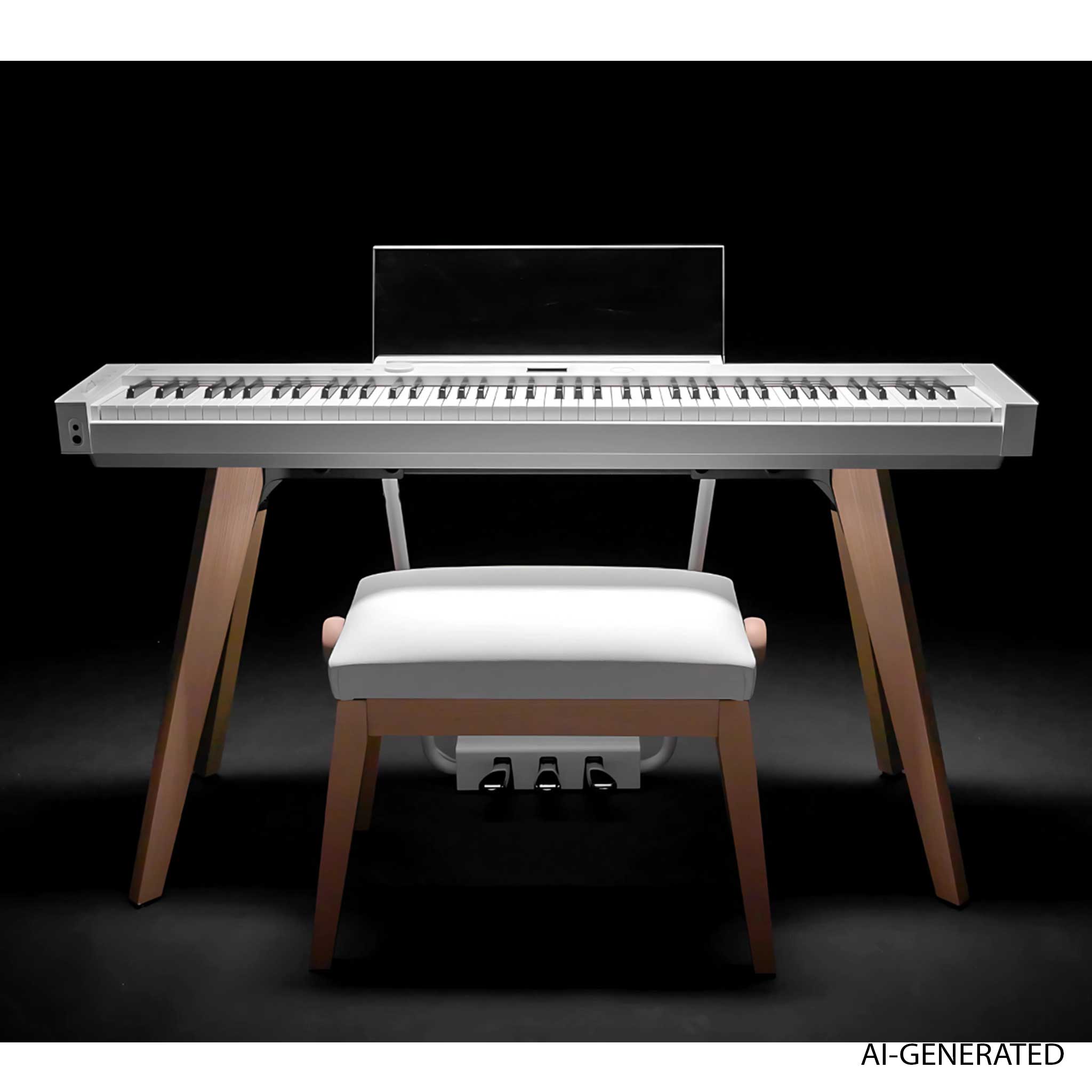 Casio PX-S7000WE Landscape mit Klavierhcker