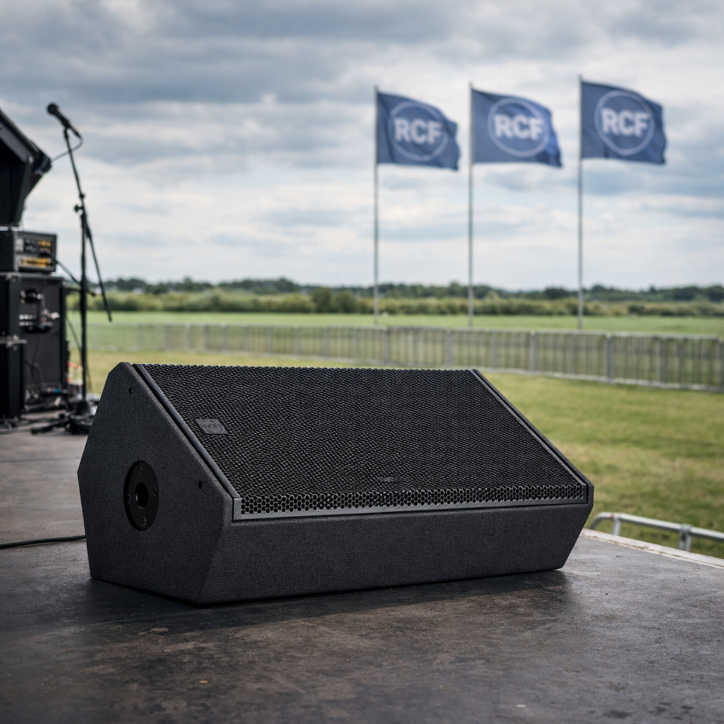 RCF Bühnenmonitor NX912SMA on stage
