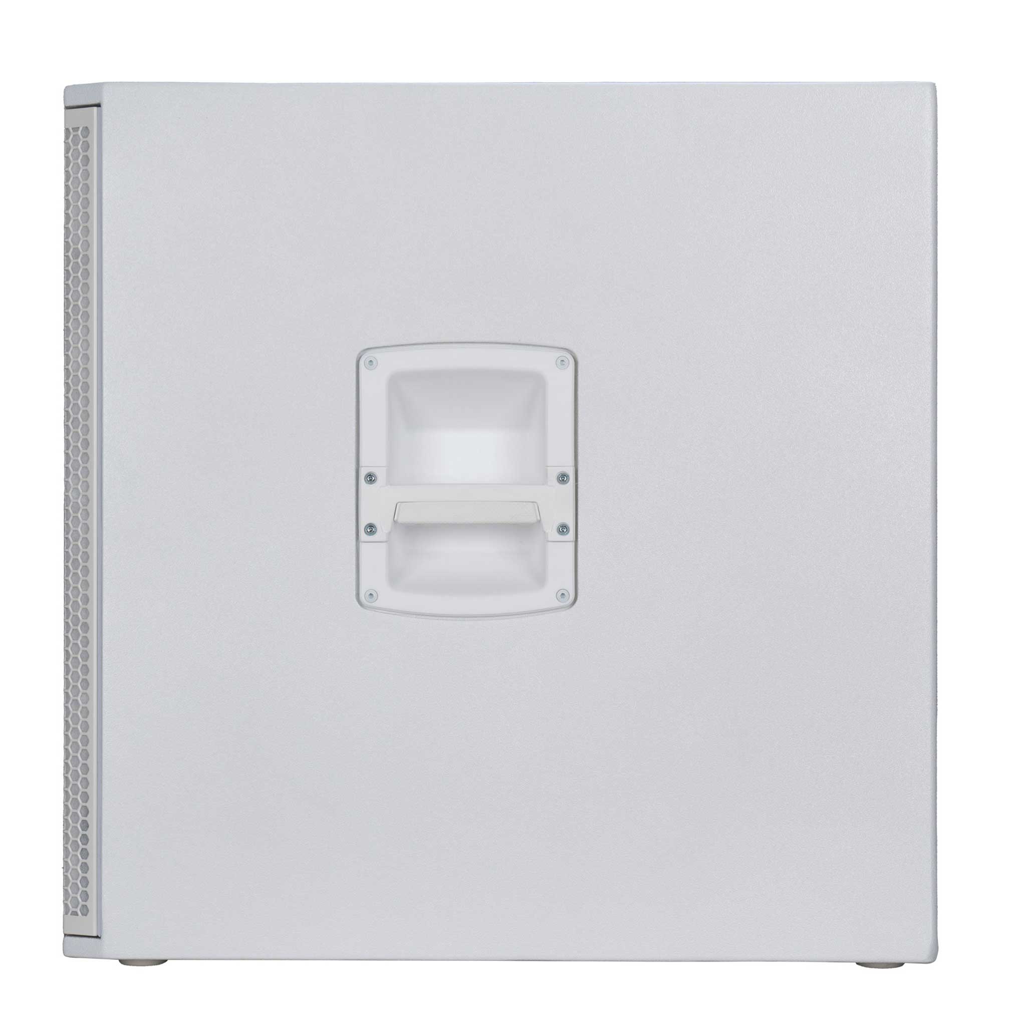 RCF Subwoofer 18AX weiss seite mit griff