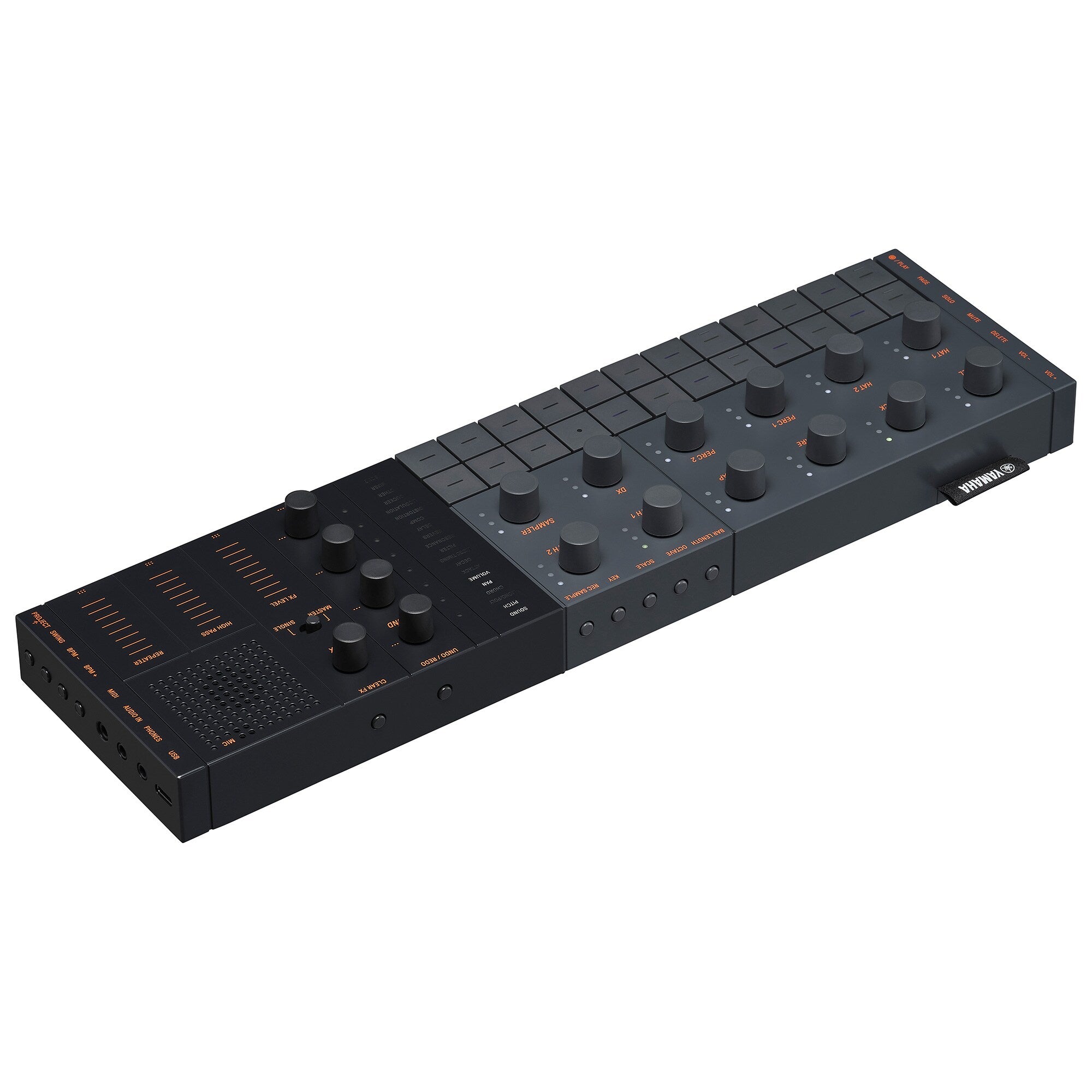 Yamaha Seqtrak schwarz front links