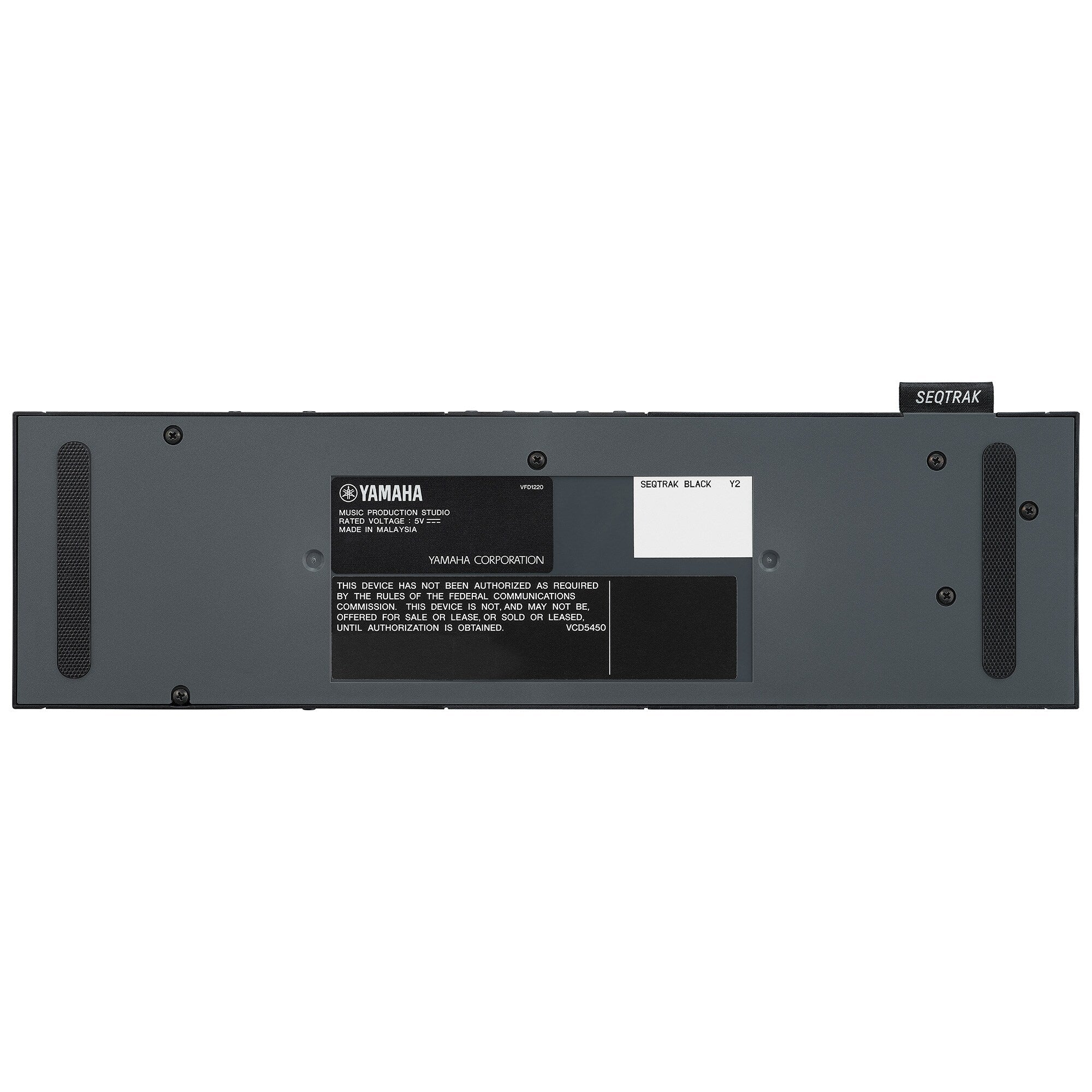 Yamaha Seqtrak schwarz unterseite