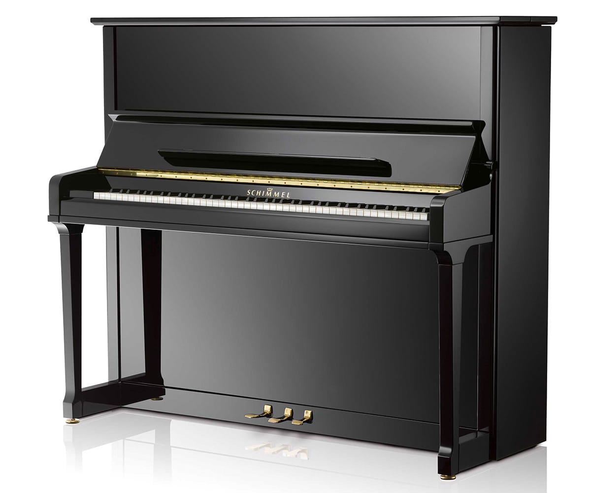 Schimmel K132 Tradition front schwarz poliert