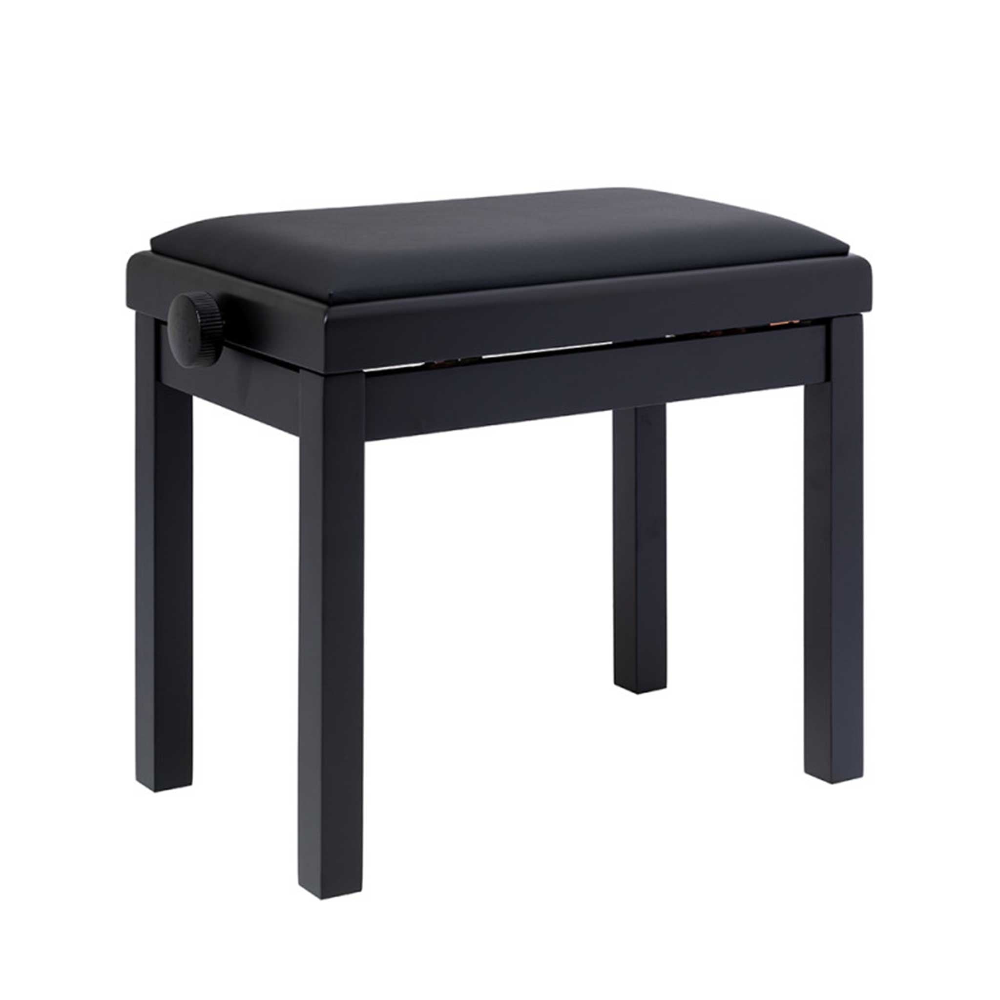 Stagg Pianobank PB06 schwarz matt mit schwarzem Kunstleder Polster