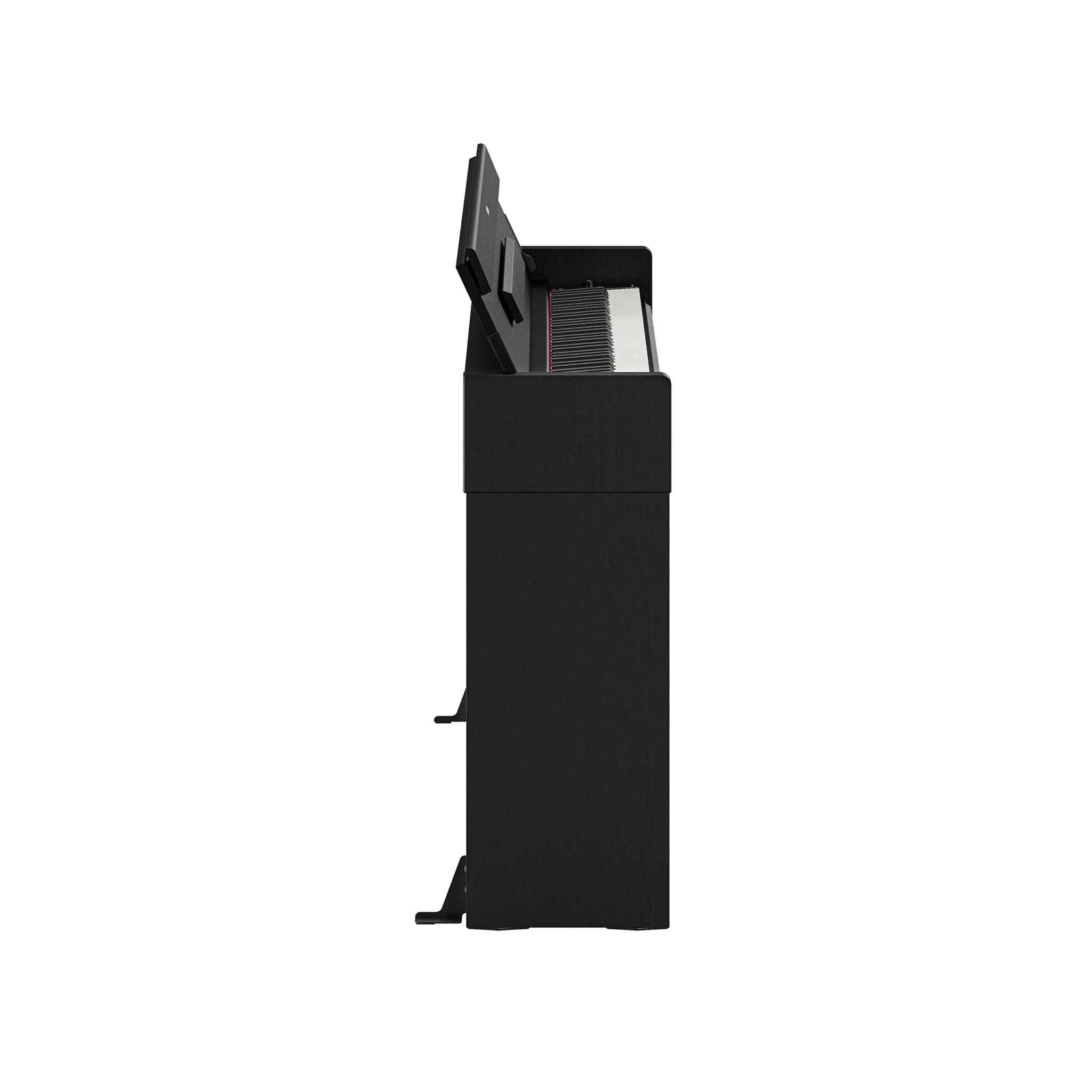 Digitalpiano Yamaha Arius YDP-S36 in schwarz schmales Design von der Seite