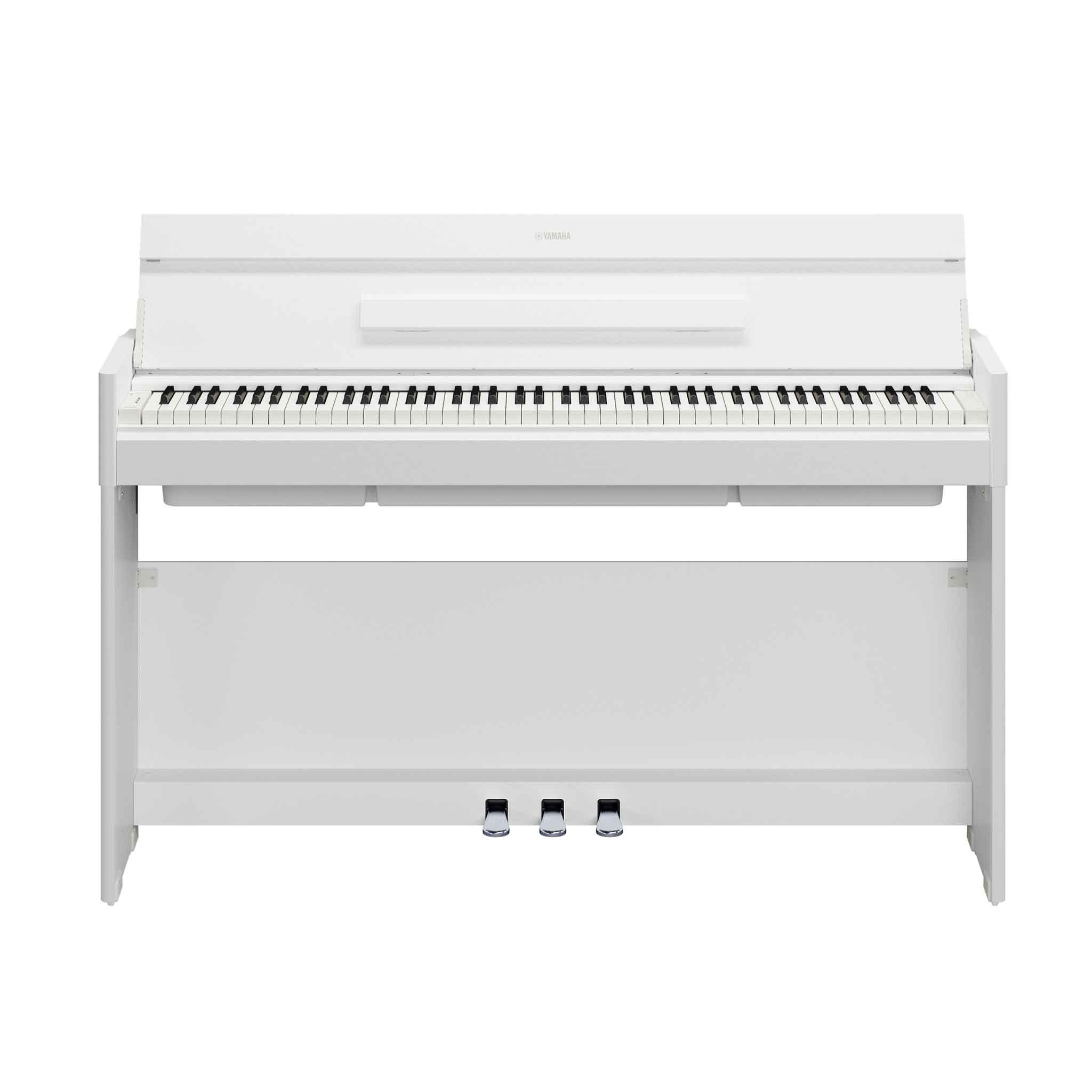 Digitalpiano Yamaha Arius YDP-S56 in weiß schmales Design frontal Ansicht