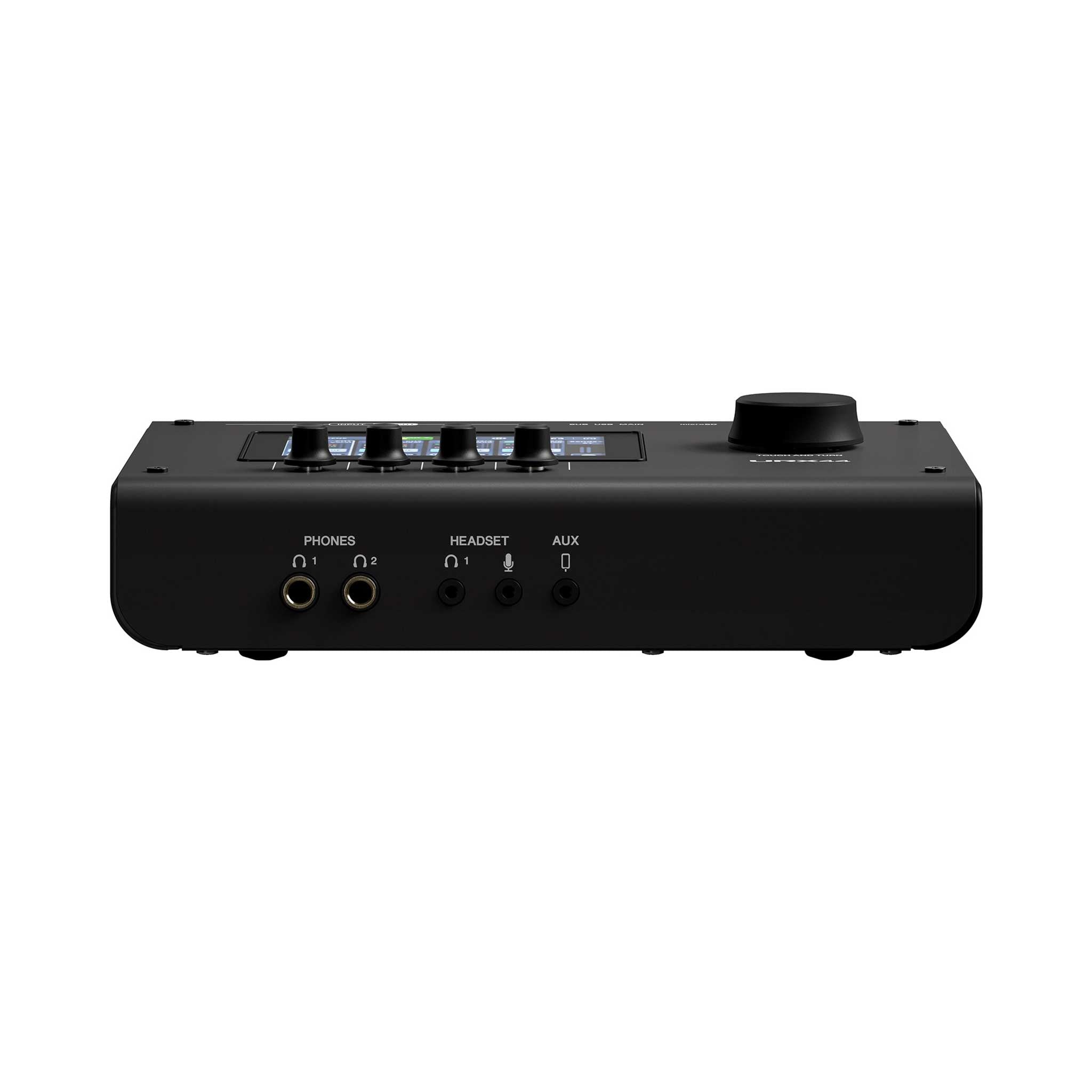Yamaha URX44 Schwarz audio interface  vorderseite