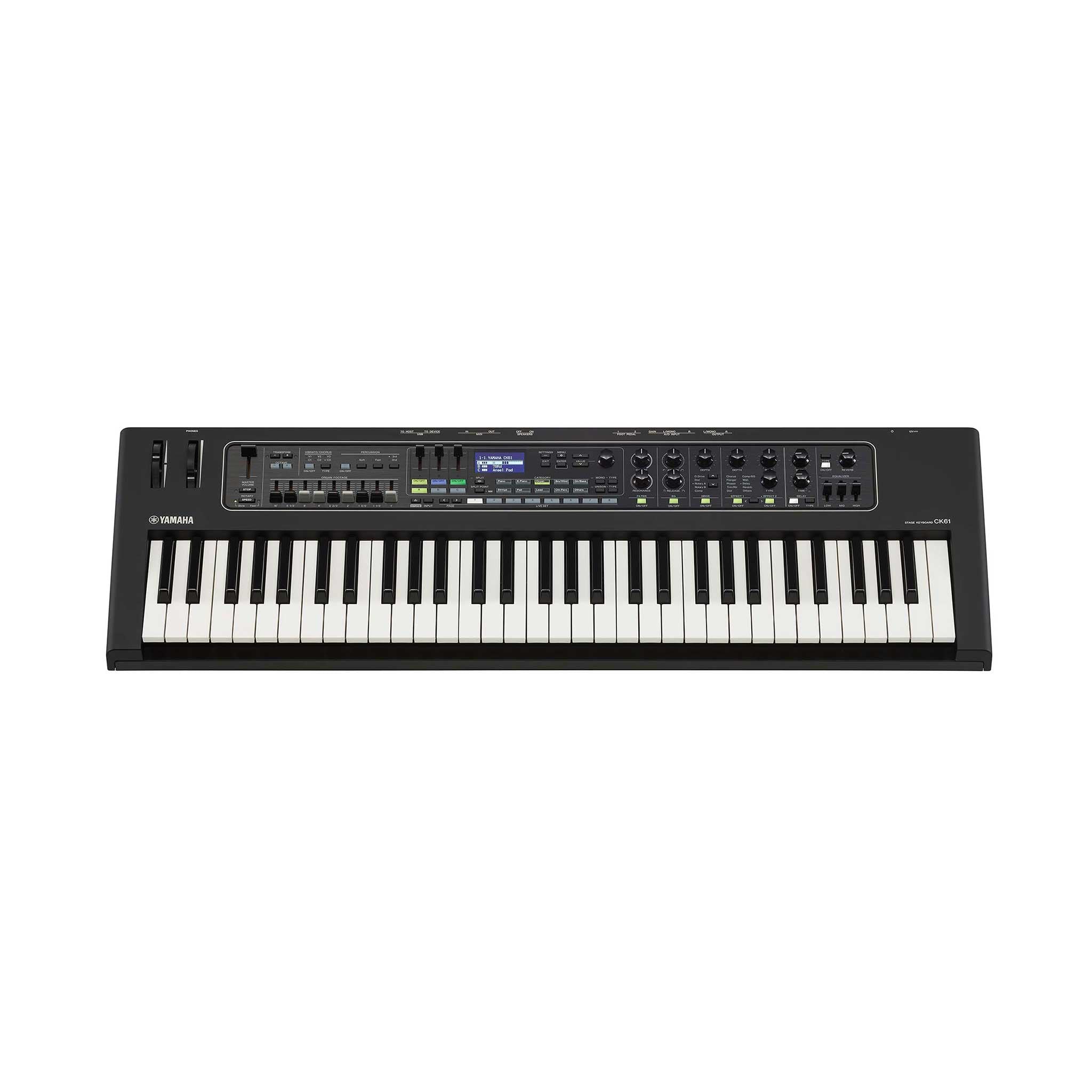 Yamaha CK51 Stagekeyboard front angle