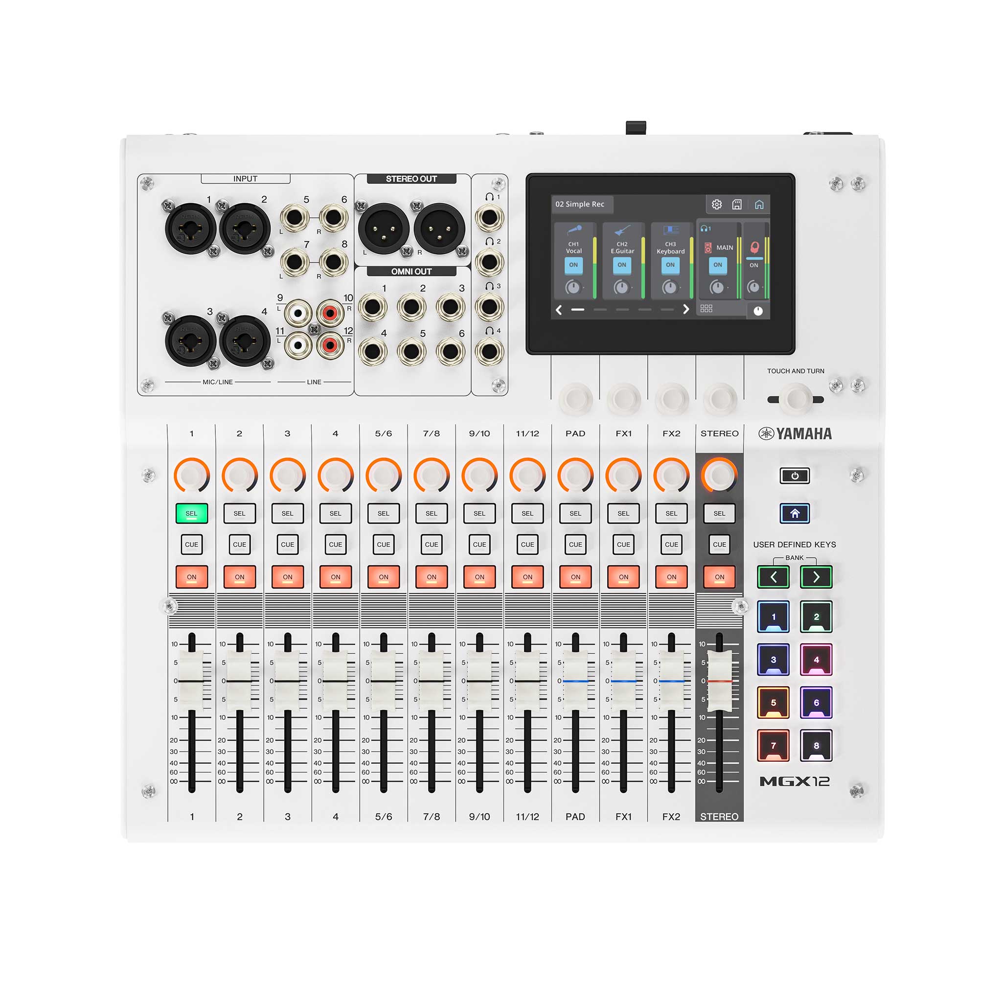 Yamaha MGX12 White top