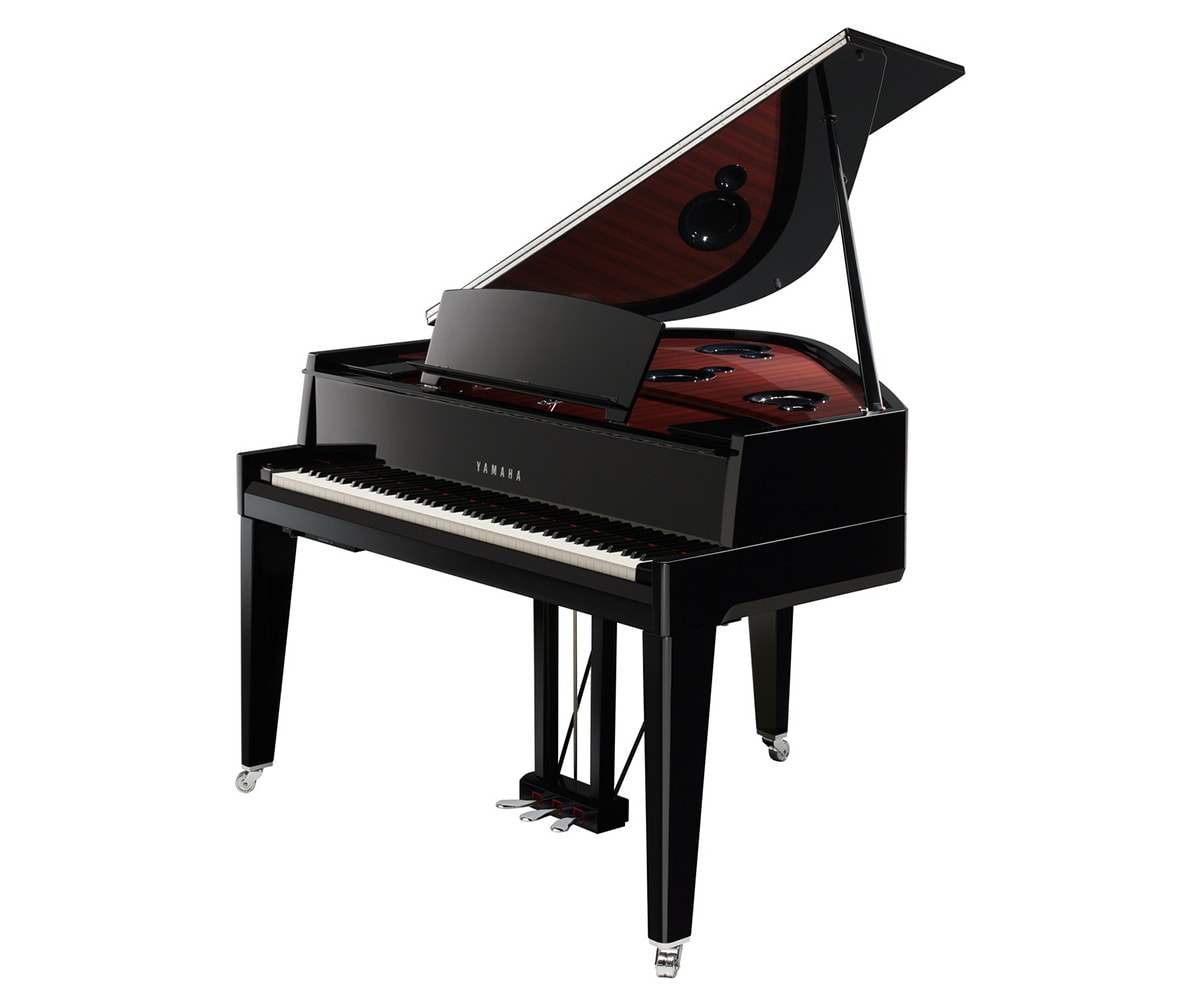 Yamaha AvantGrand N3X schwarz poliert deckel offen