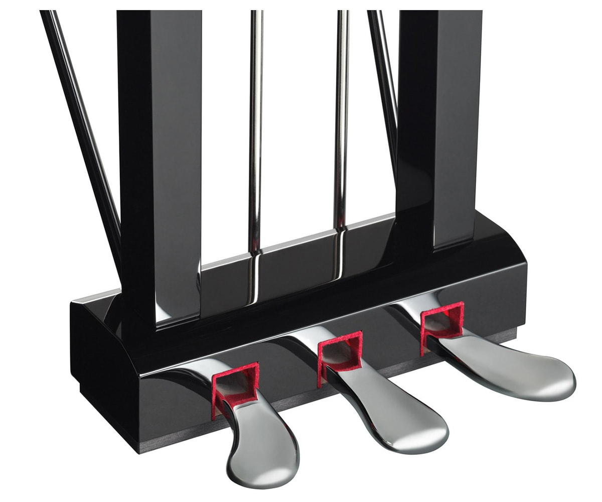 Yamaha AvantGrand N3X pedal lyra silber verchromt detail