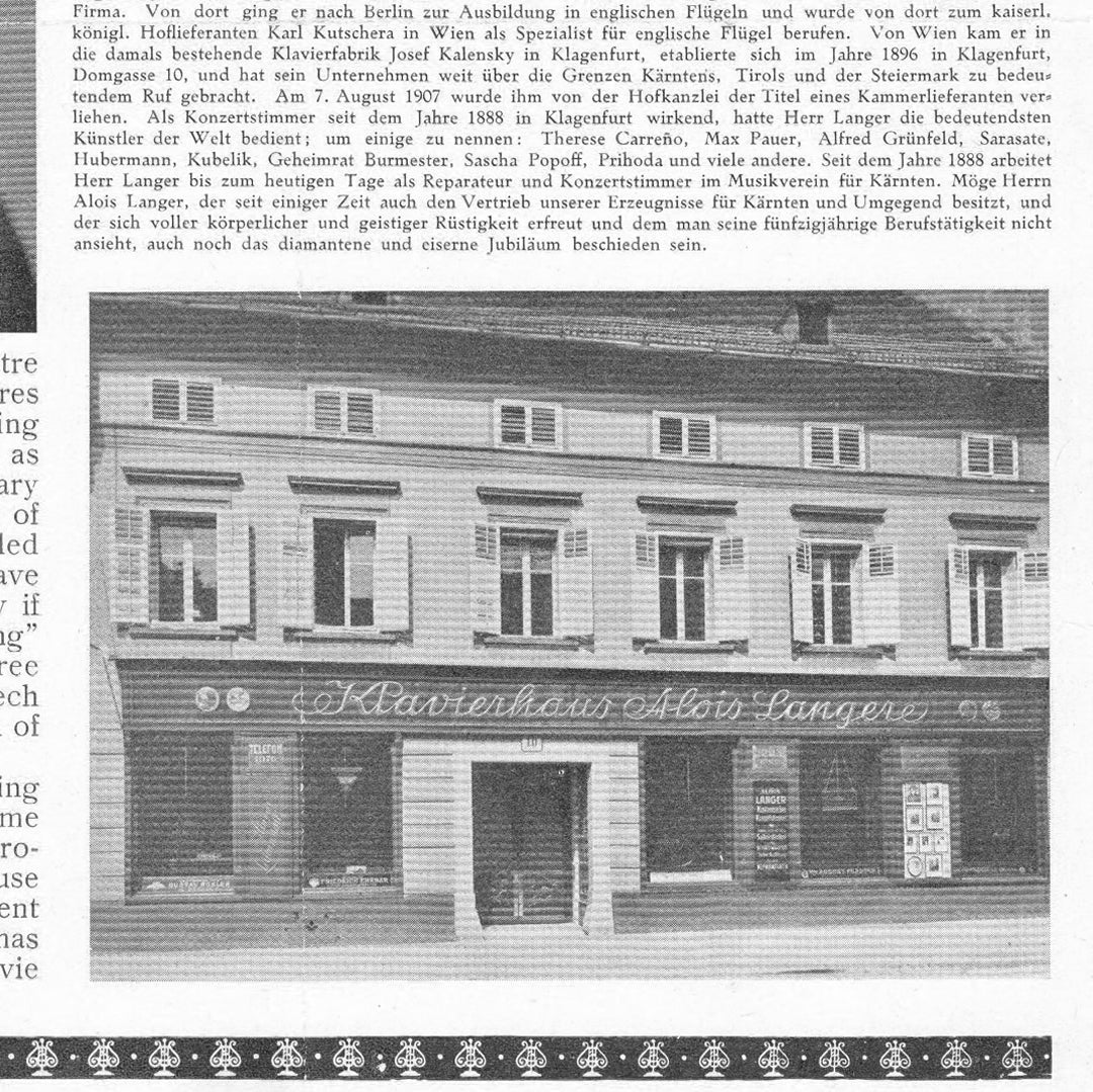 Alois Langer - Klavierhaus Langer