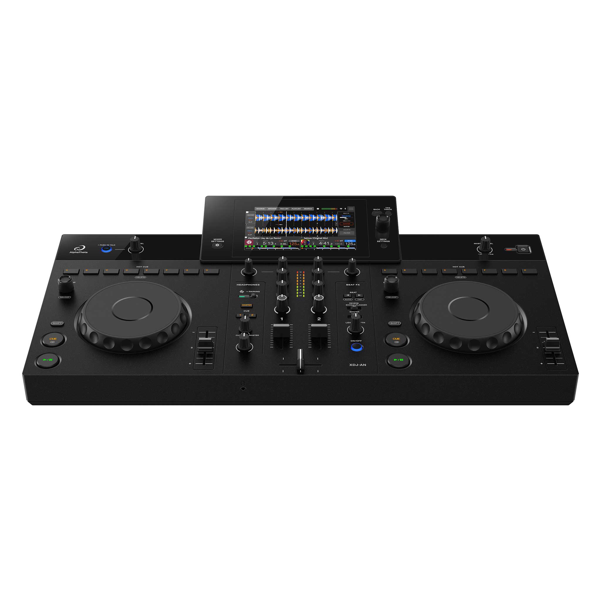 AlphaTheta XDJ-AN vorderseite winkel