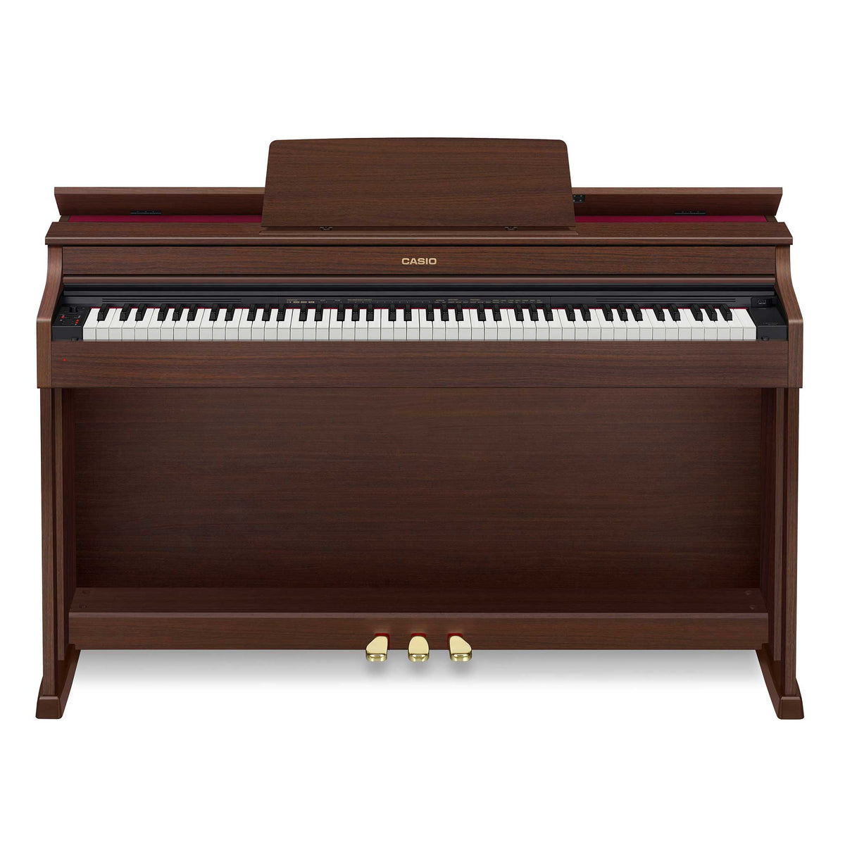 Casio Celviano AP470BN Braun vorderansicht offen