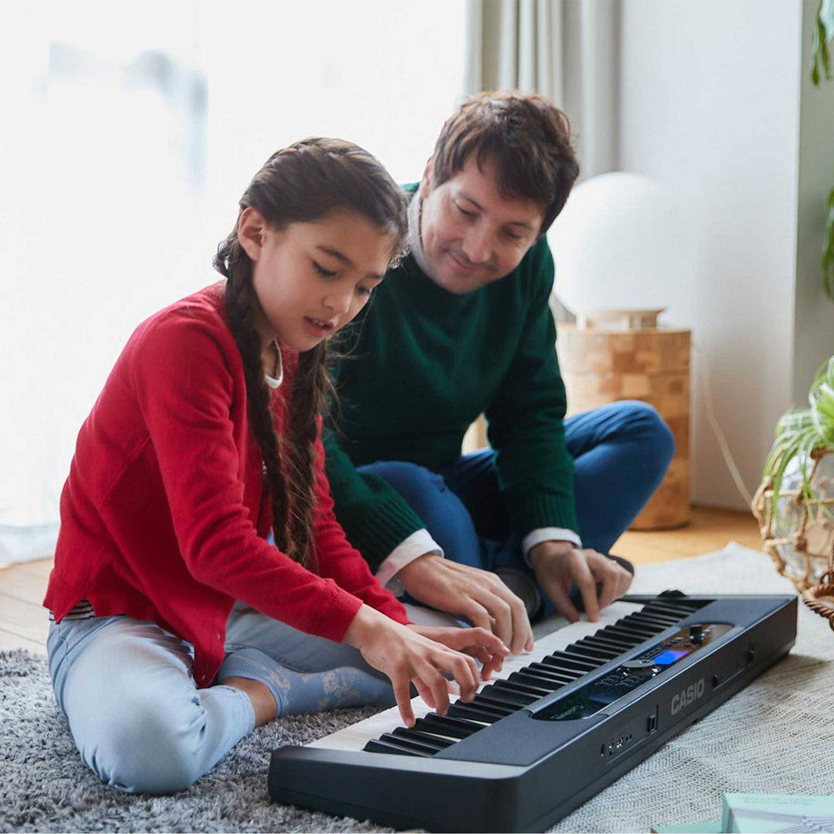 Casio CT-S400 Keyboard lifestyle family playing