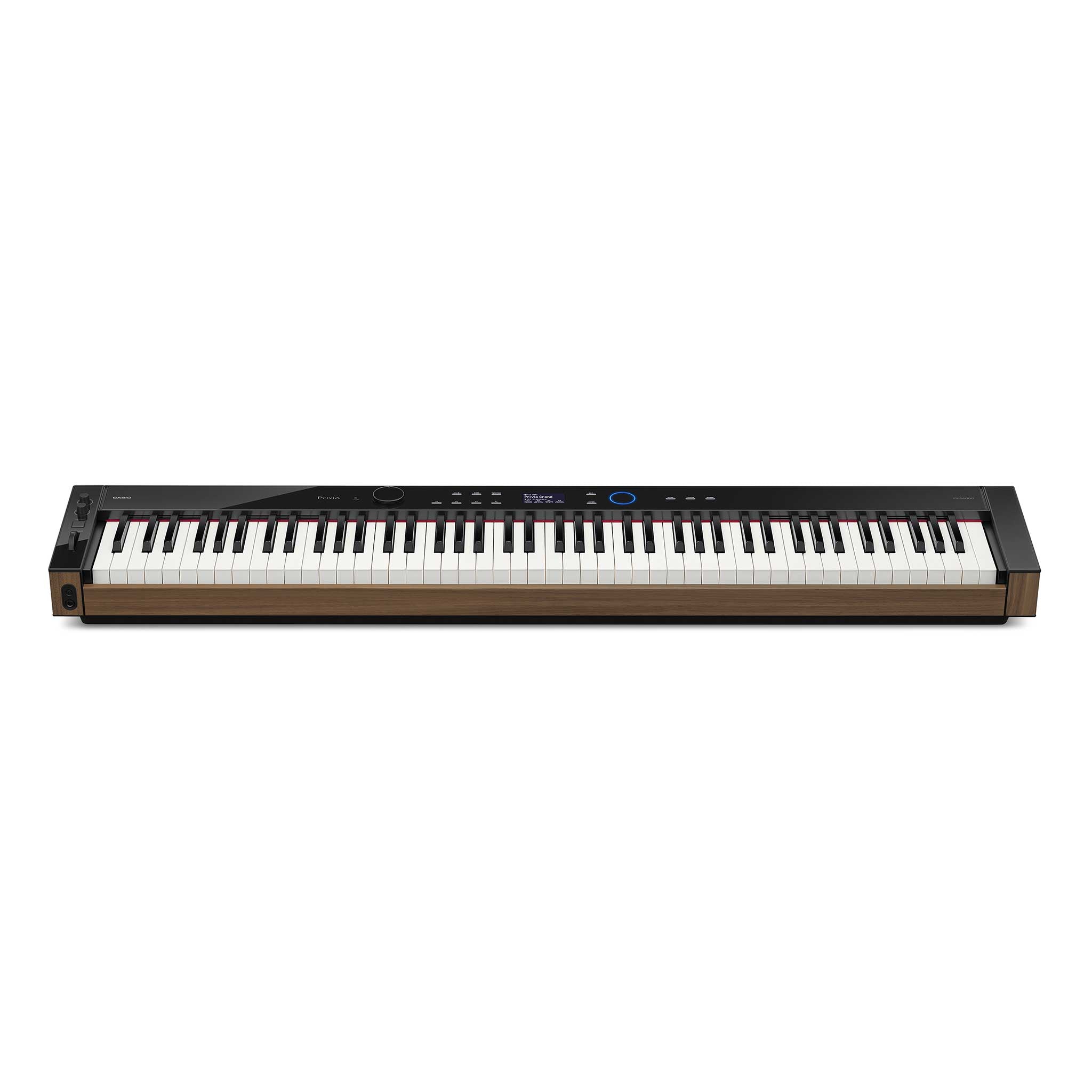 Casio Privia PX-S6000 braun schwarz front winkel