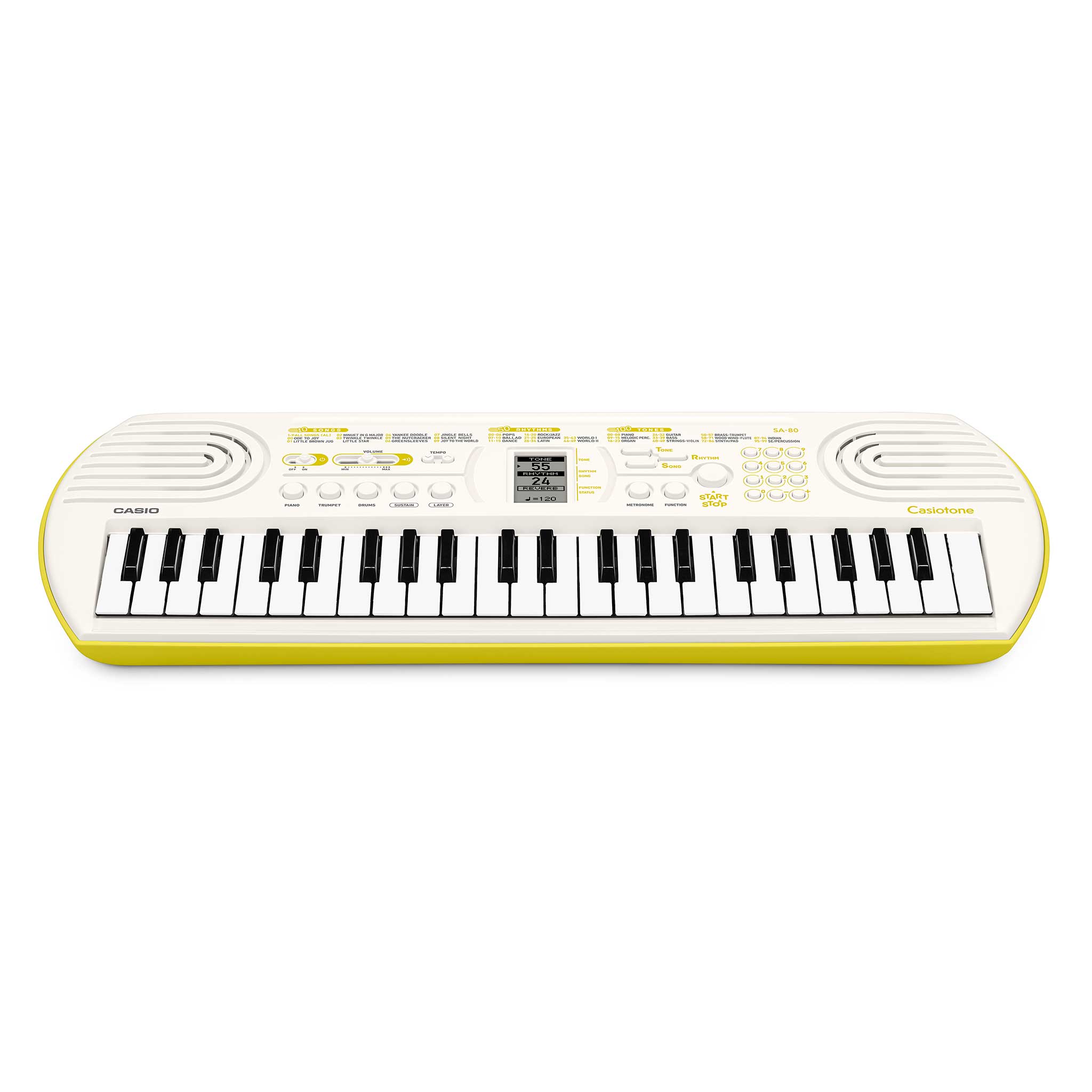 Casio SA80 Mini Keyboard front