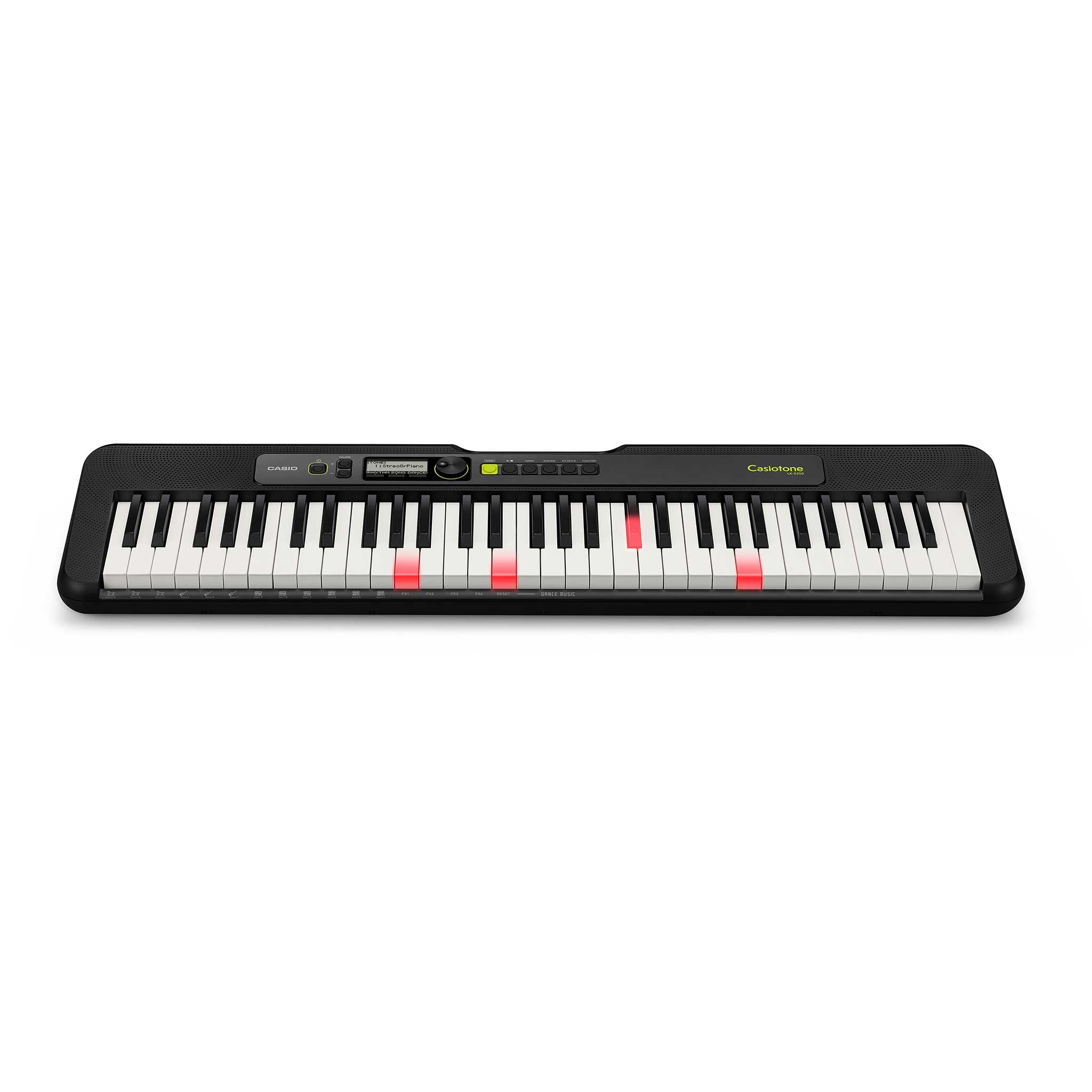 Casio Keyboard LK-S250 Leuchttasten front