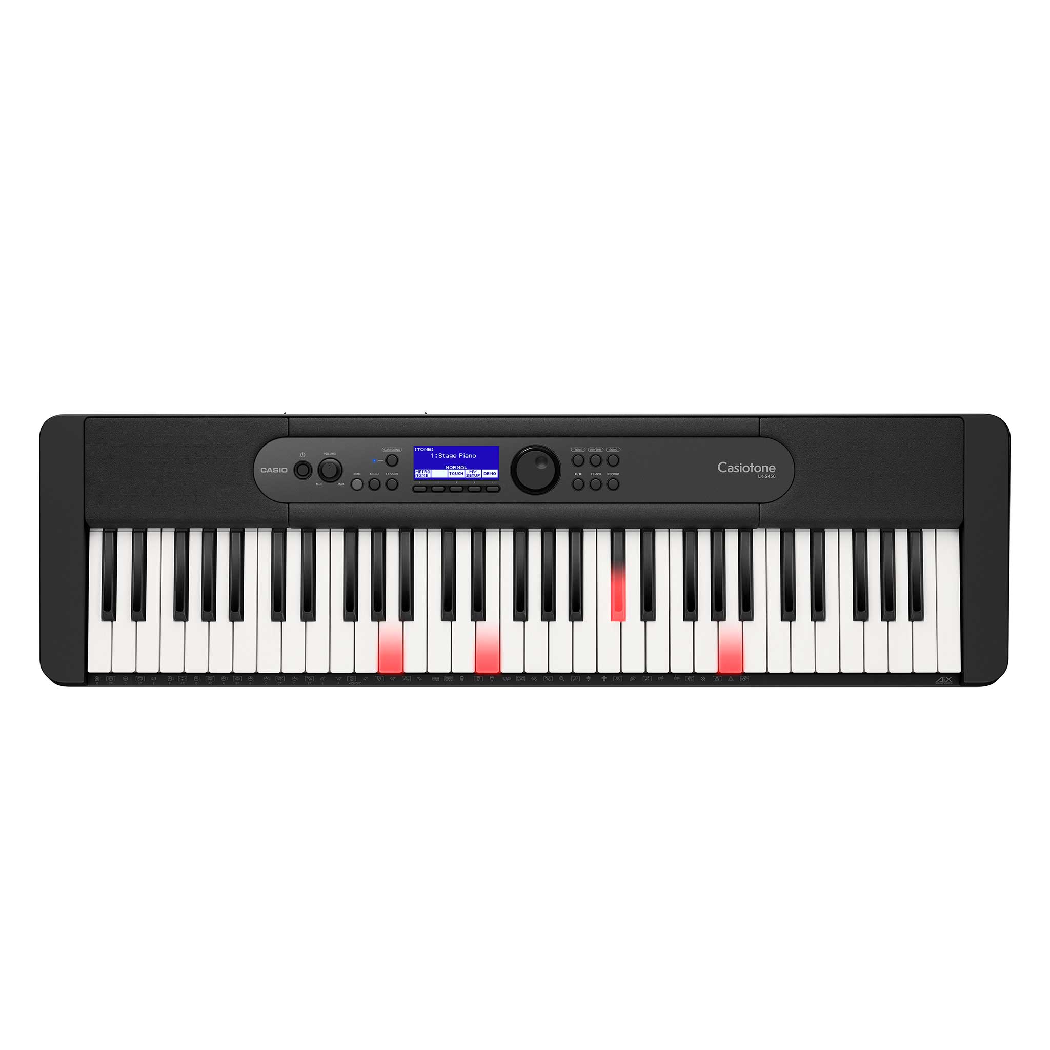 Casio LKS450 Keyboard top mit Leuchttasten