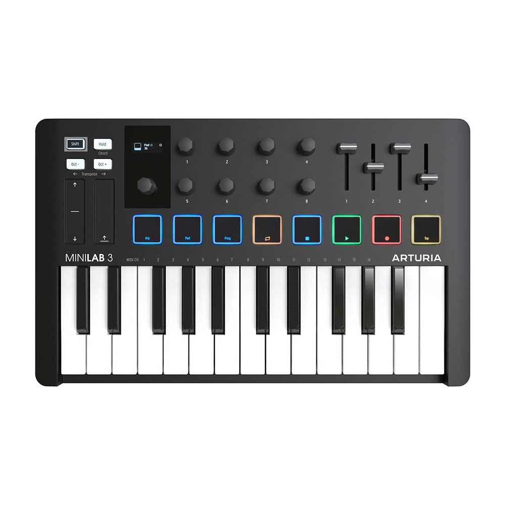 Arturia MiniLab 3 Black Edition image 0