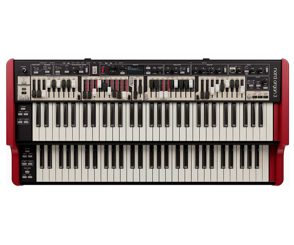 Clavia Nord Organ 3 top von oben
