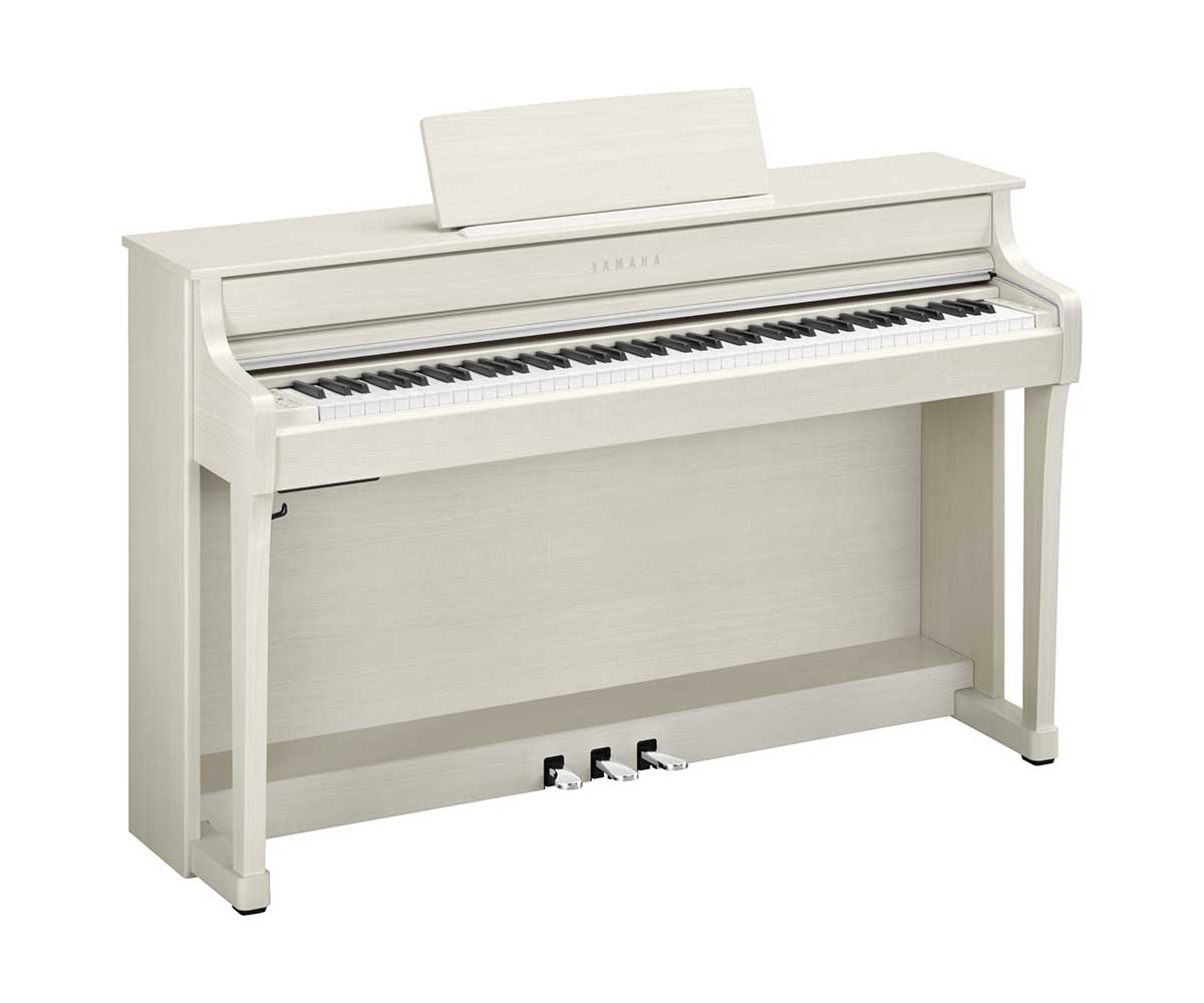 Yamaha Clavinova CLP-835WB white birch rechts