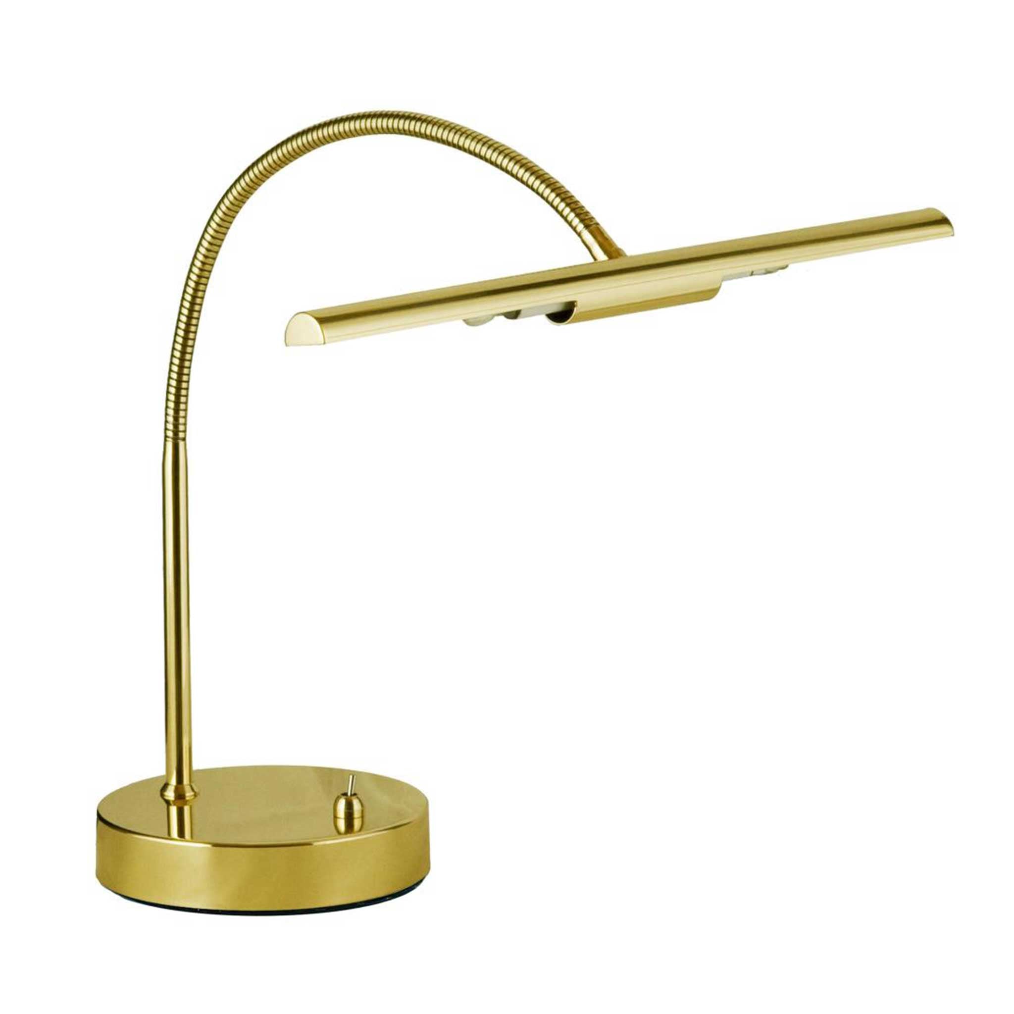 Lampe Flexarm messing poliert