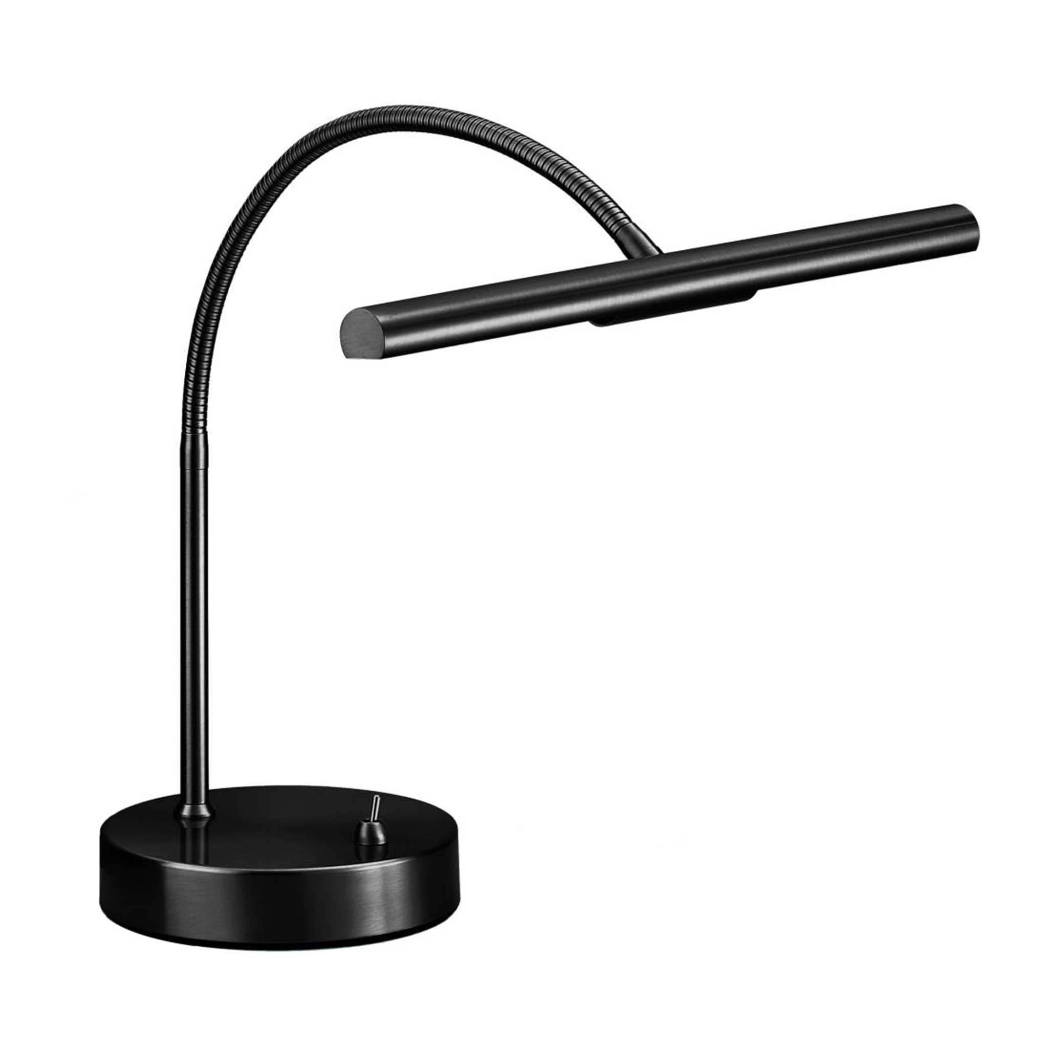 Lampe Flexarm schwarz matt