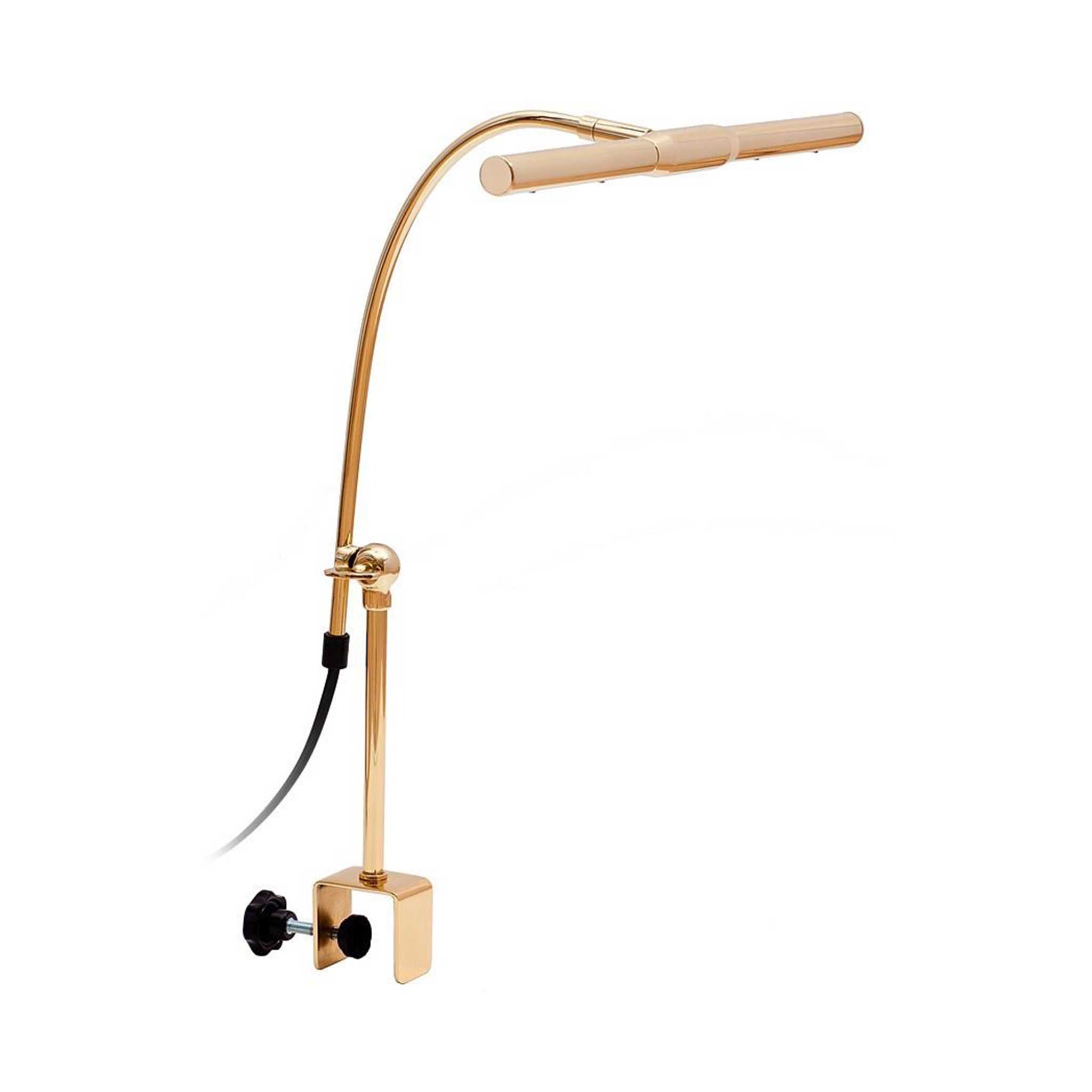 Flügel Klemmleuchte Jahn Messing poliert