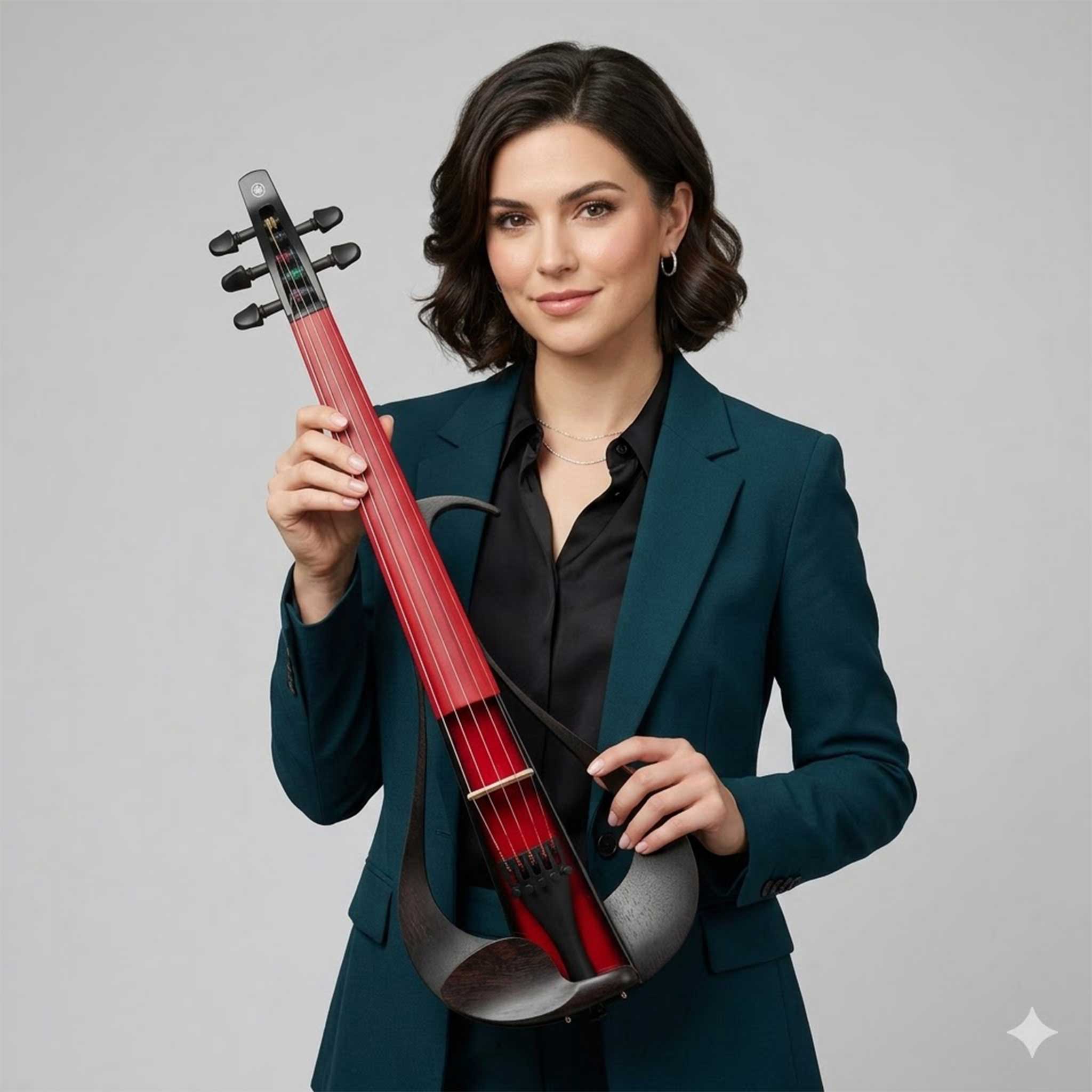 Yamaha YEV105PRO mit Frau