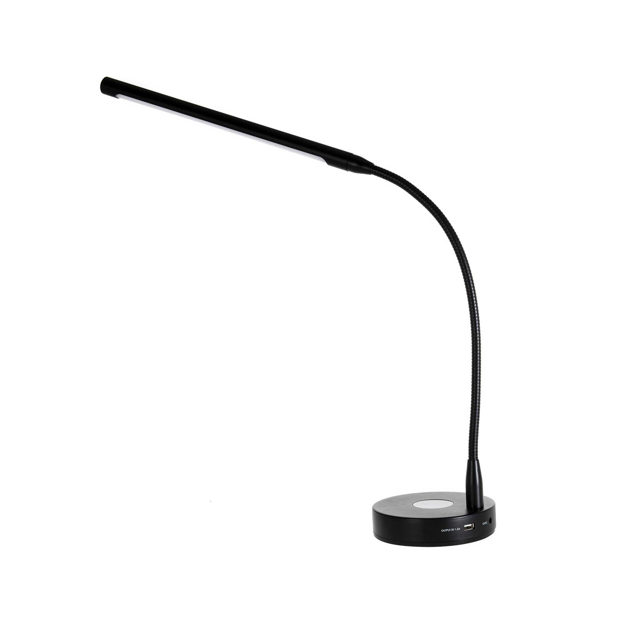 Gewa Pianoleuchte schwarz links