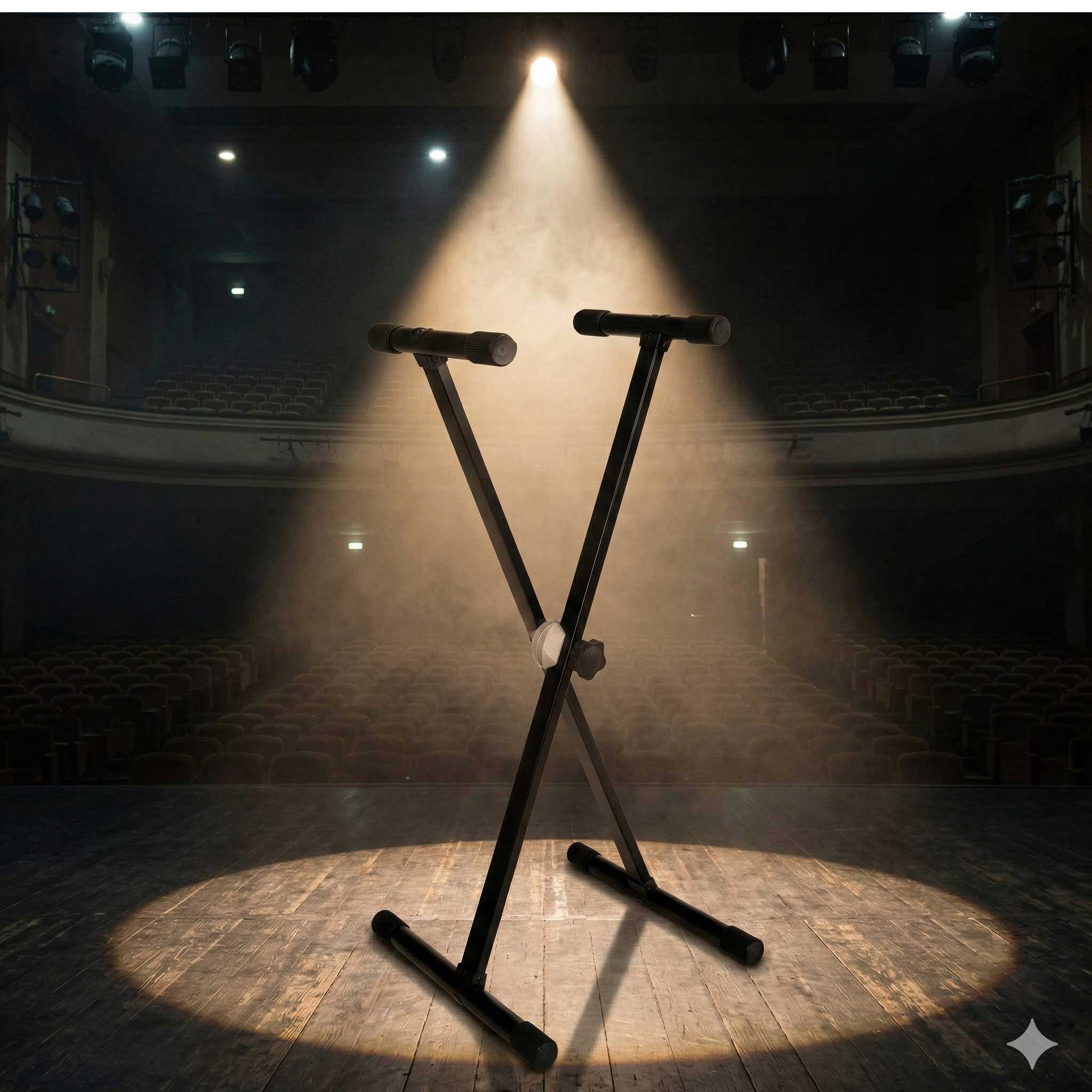 Gewa KS40B Keyboardständer schwarz bühne