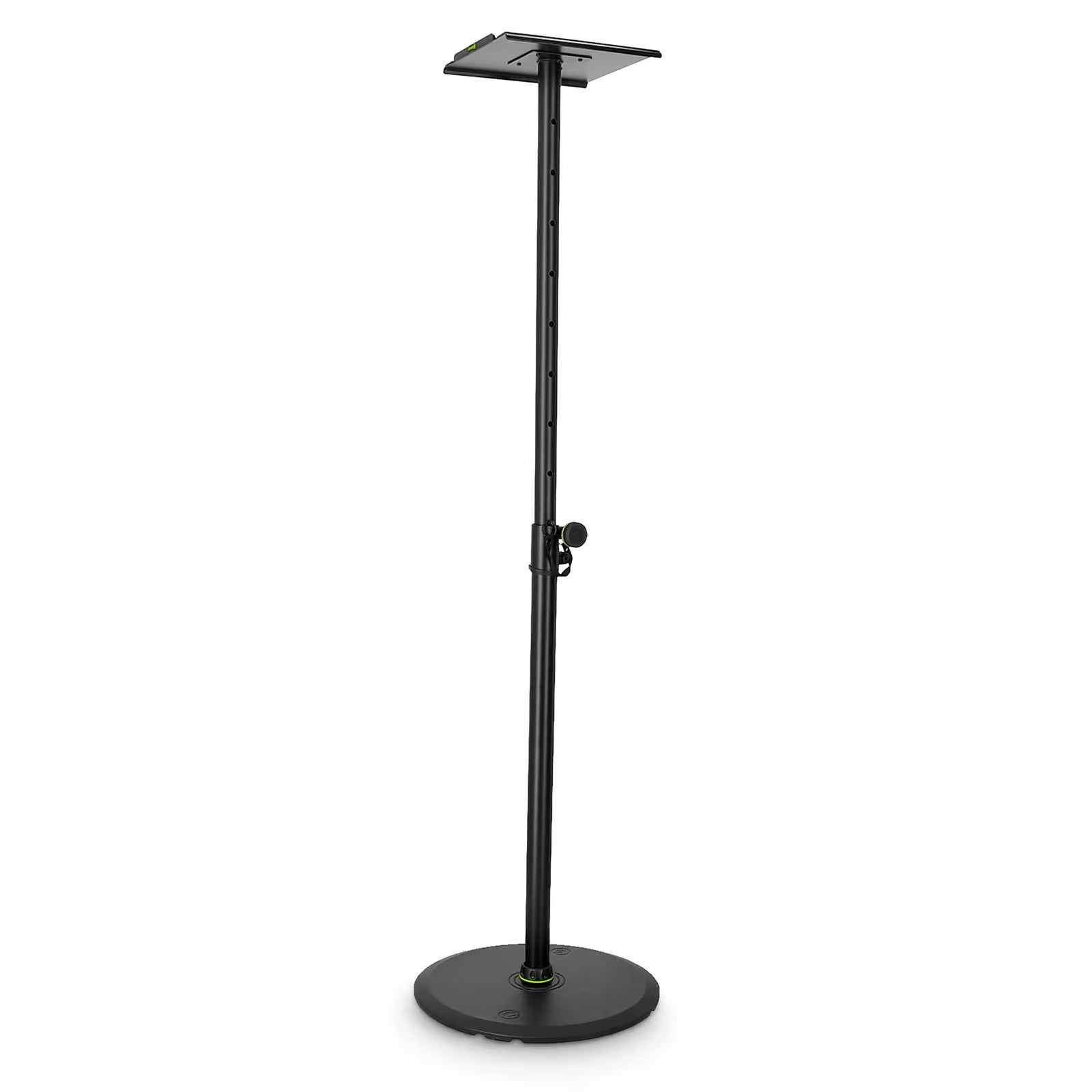 Gravity Monitor Stativ schwarz mit rundem Stahlsockel 