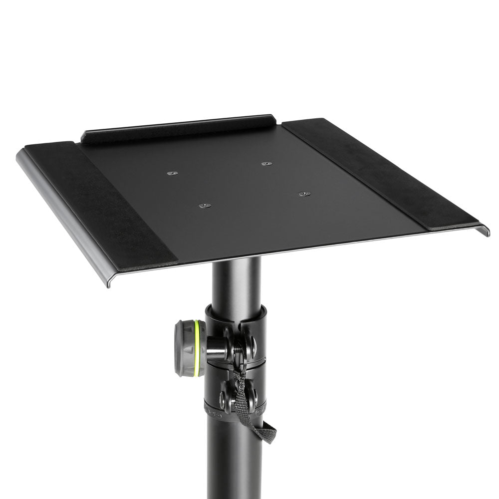 Gravity Monitorstativ schwarz detail aufnahmeplatte