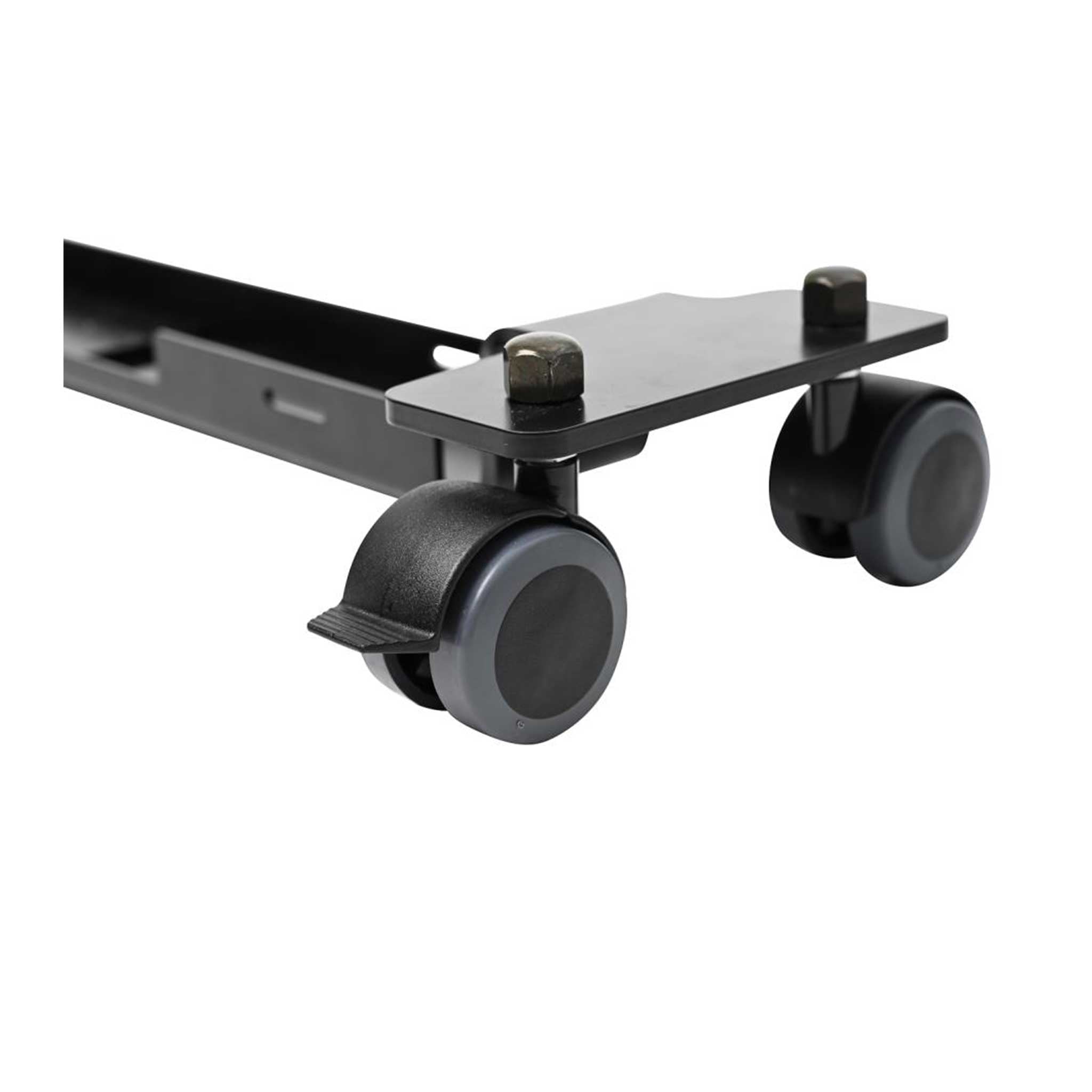 Transportrollenböcke schwarz Rollen detail
