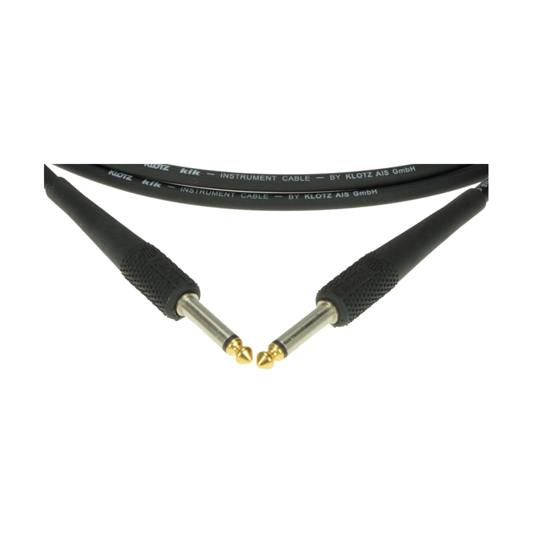 Klotz Instrumentenkabel Detail Stecker Klinke mit Gold Tip
