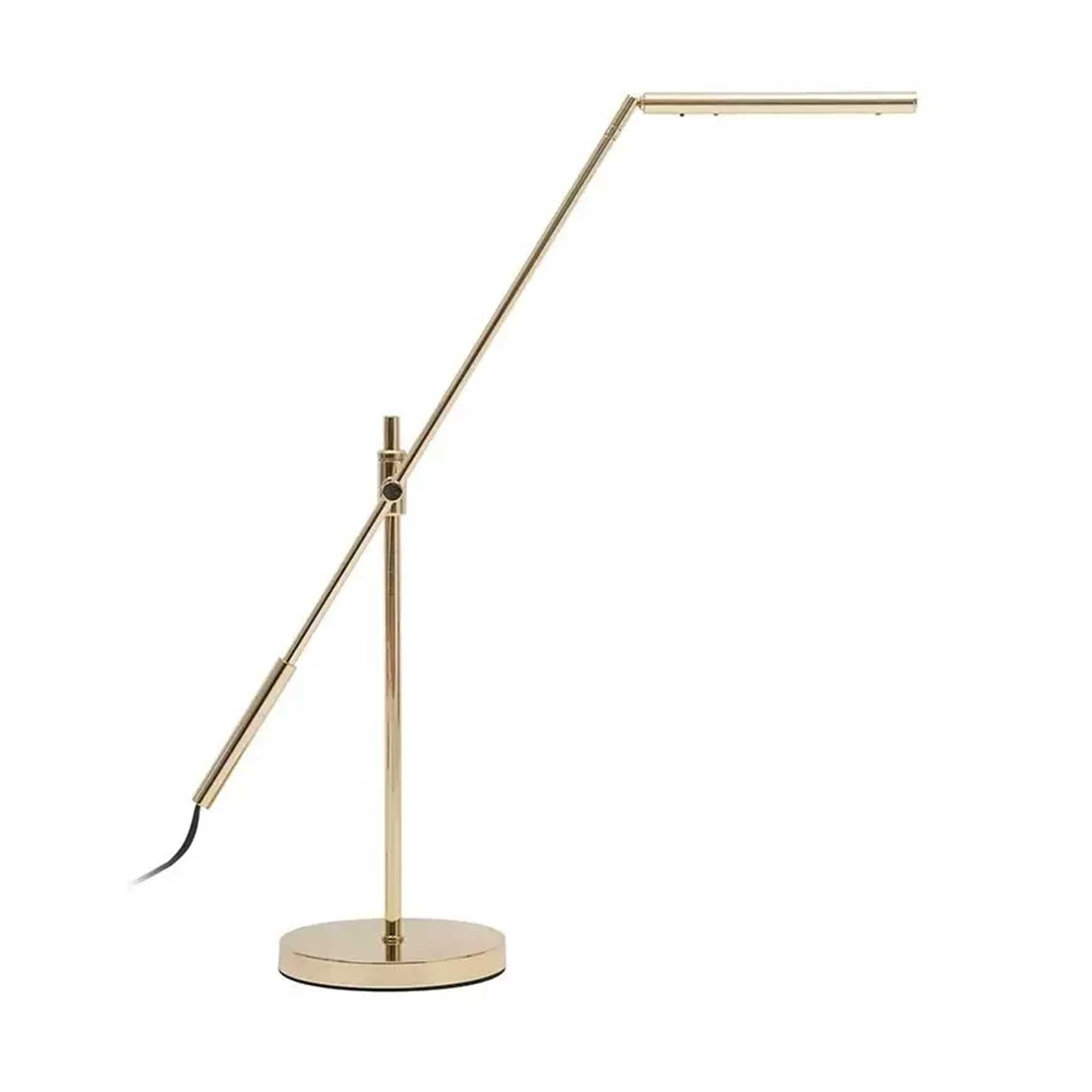 Flexible Klavier Lampe Leuchte Messing poliert von Jahn Schmidt leuchten