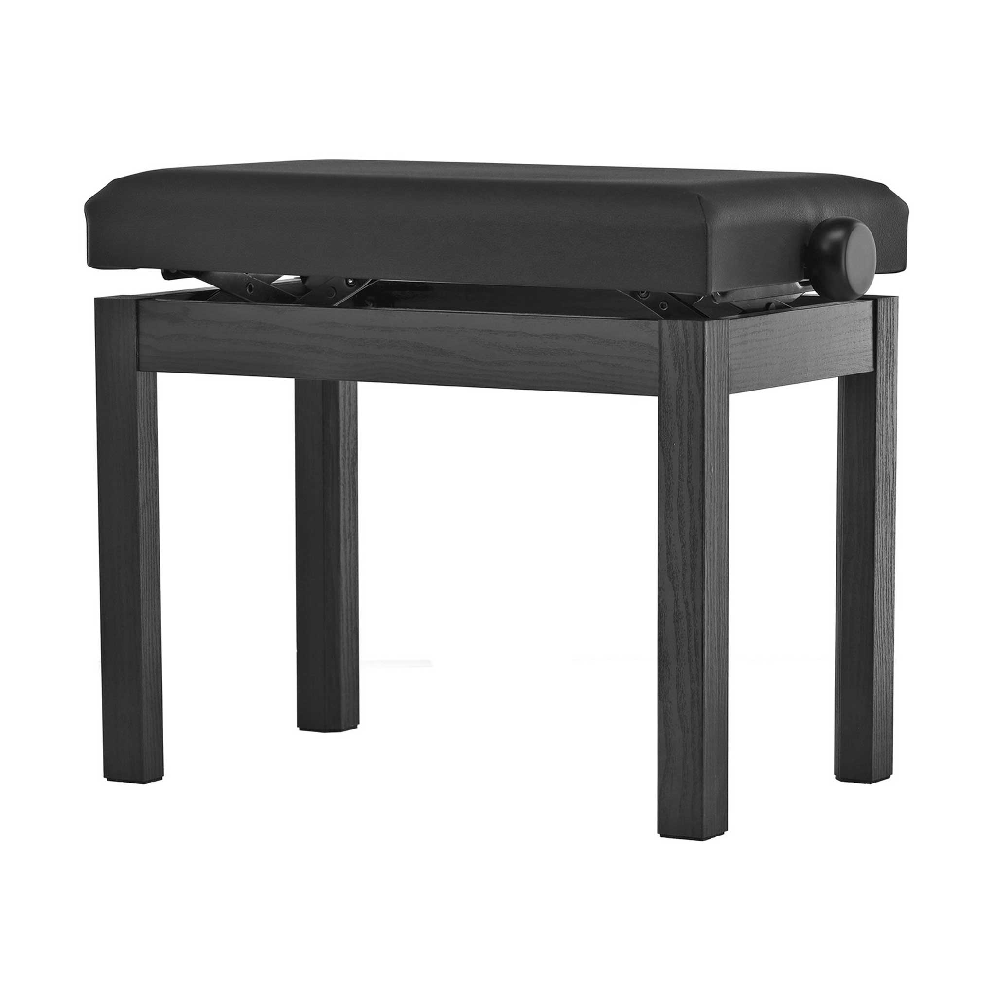 Klavierbank Schwarz rechts winkel