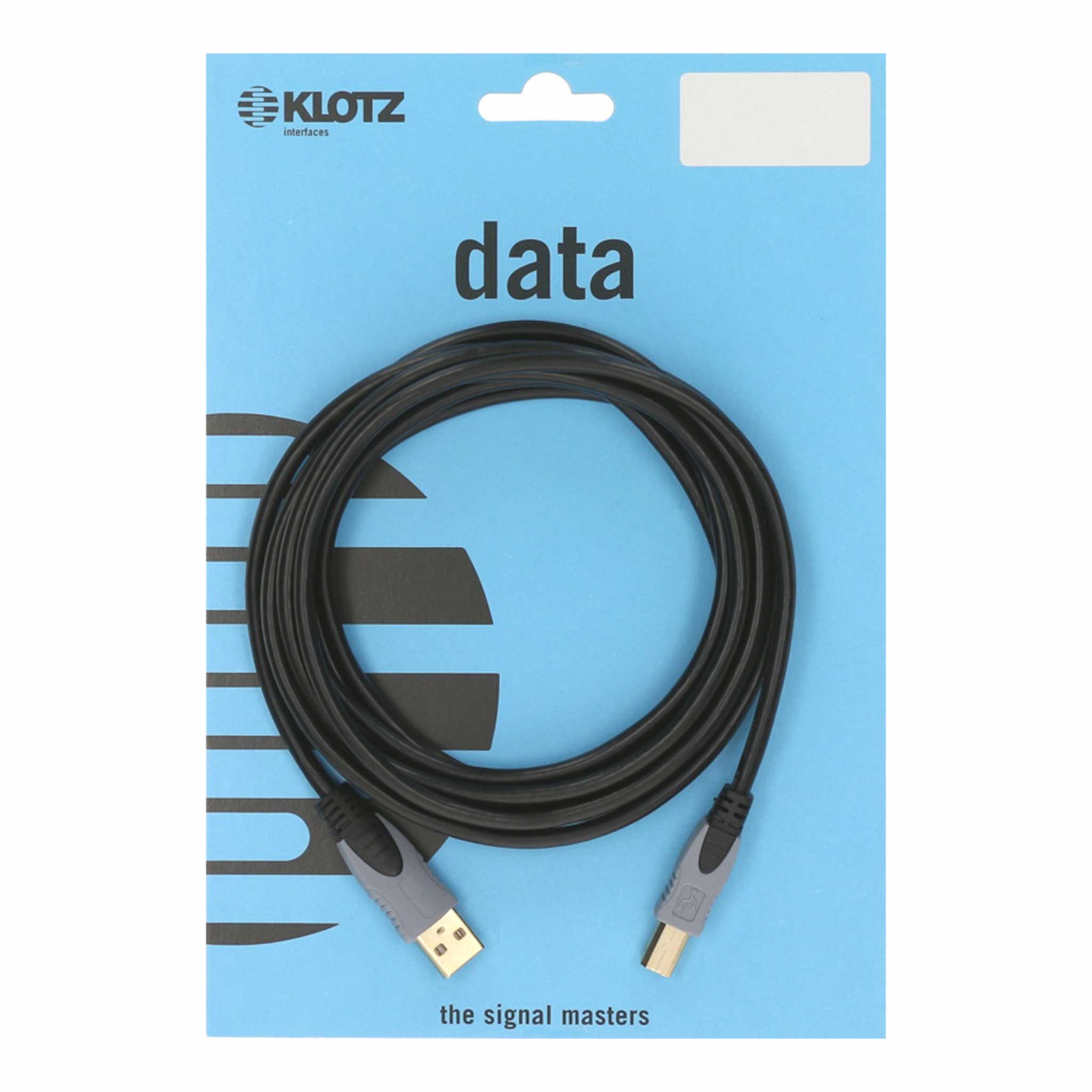 KLOTZ USB 2.0 High Speed Kabel USB A - USB B